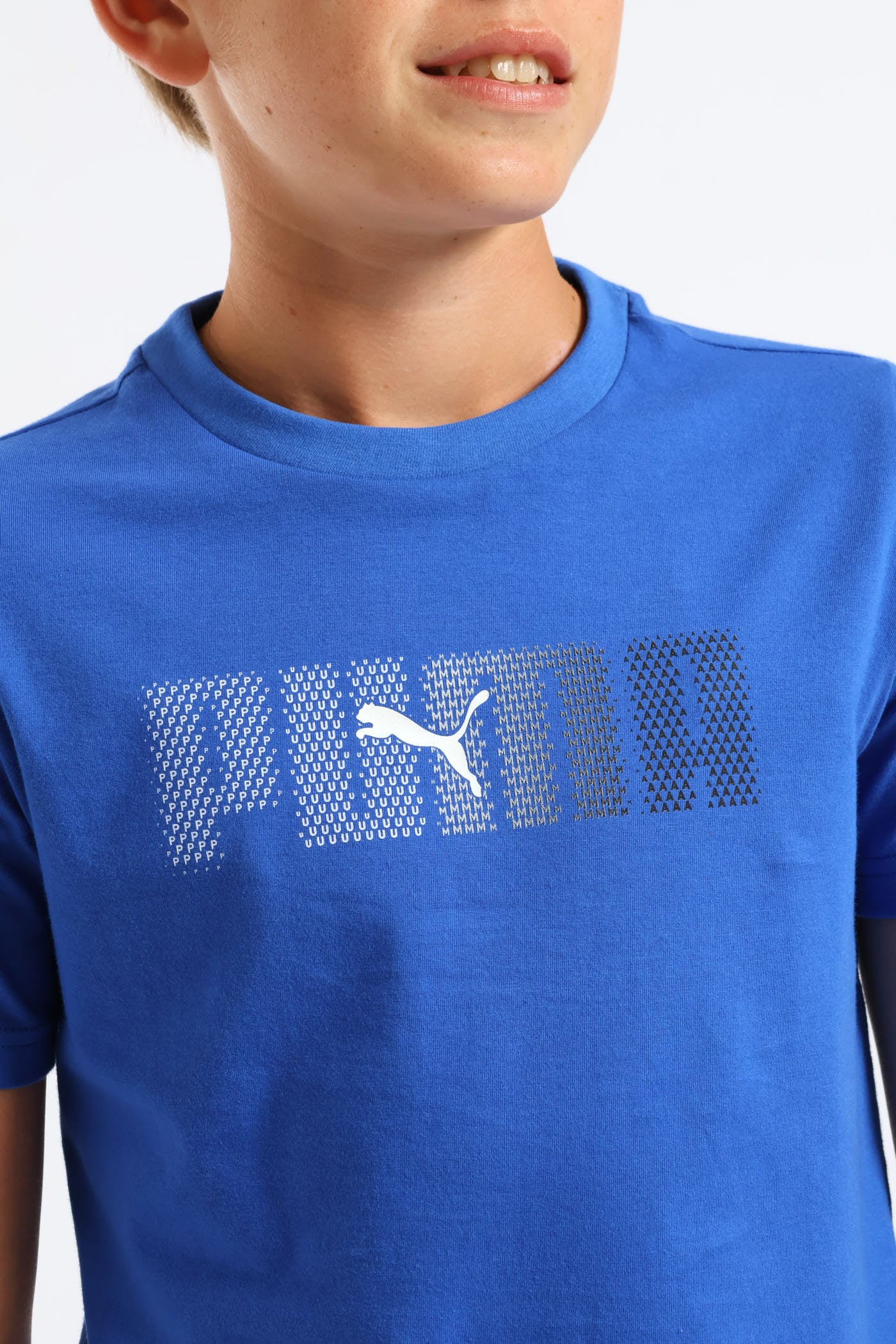 Boys Essential Logo Lab Tee - Blue - Image 2