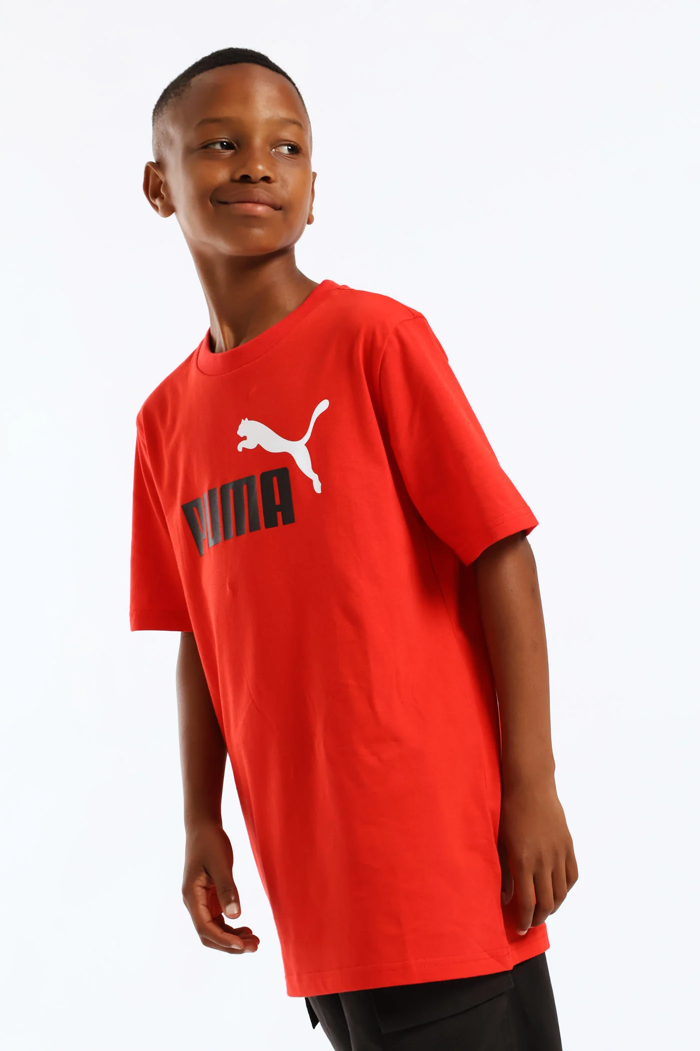 Boys Essential Two Tone No.1 Logo For All Time Tee - Red - Image 4