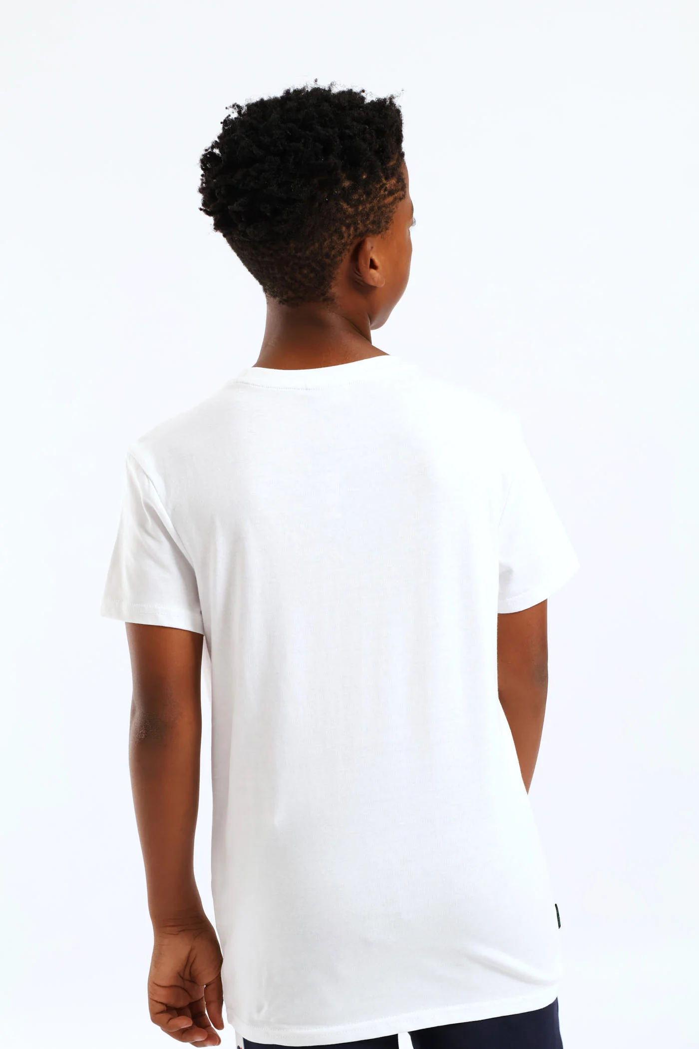 Boys Fabiano T-Shirt - White - Image 4