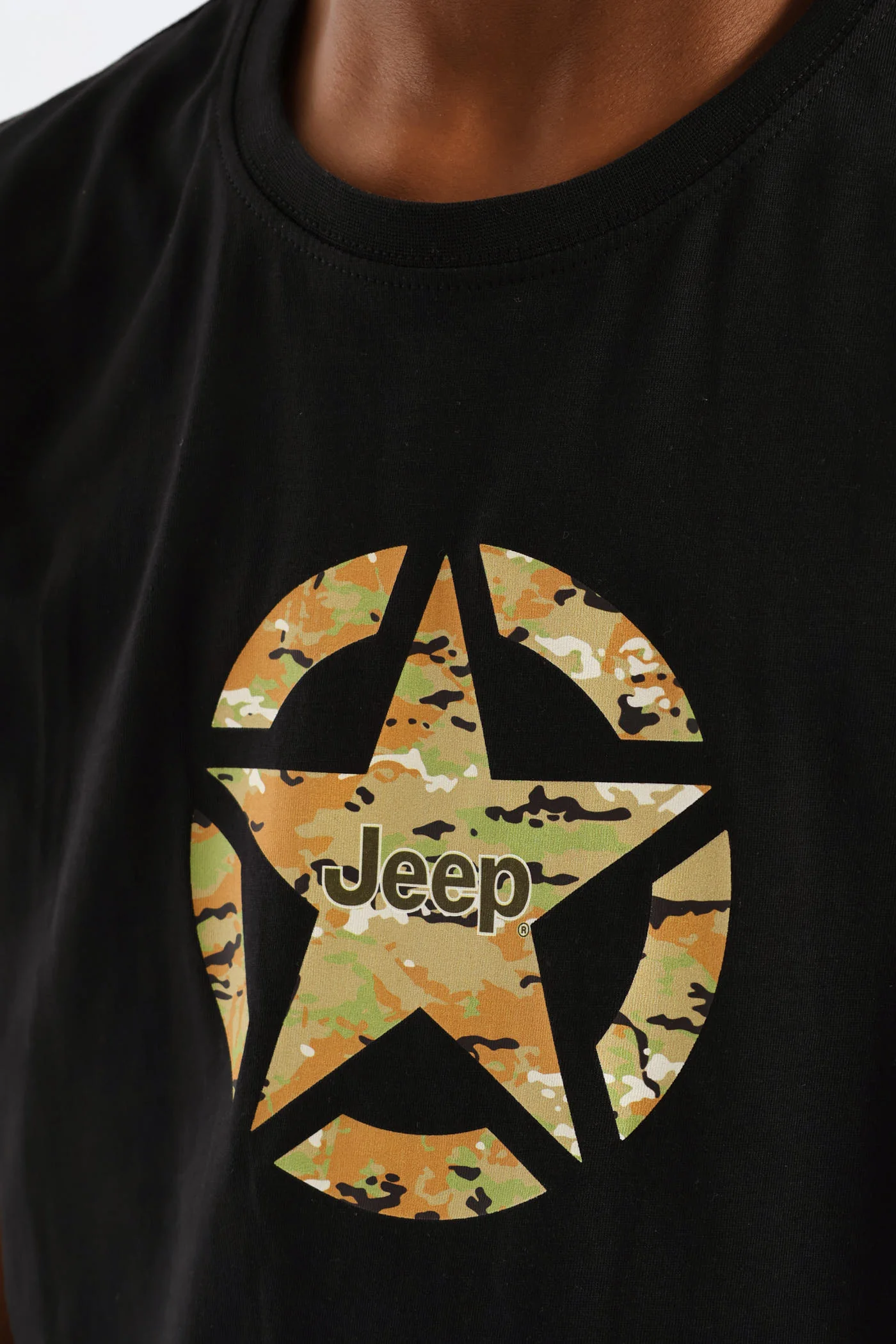 Boys Fashion Star Tee - Black - Image 2