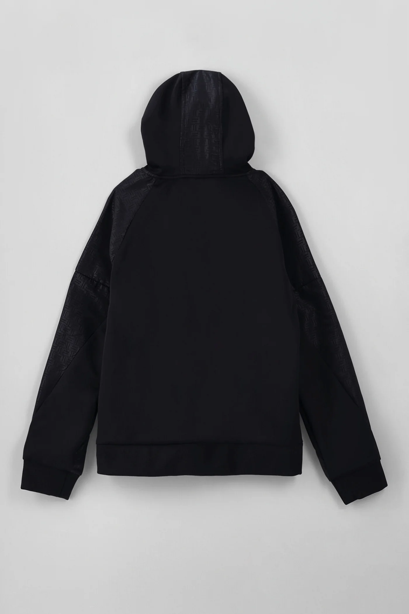 Boys Finlay Zip Through Hoody - Black - Image 2