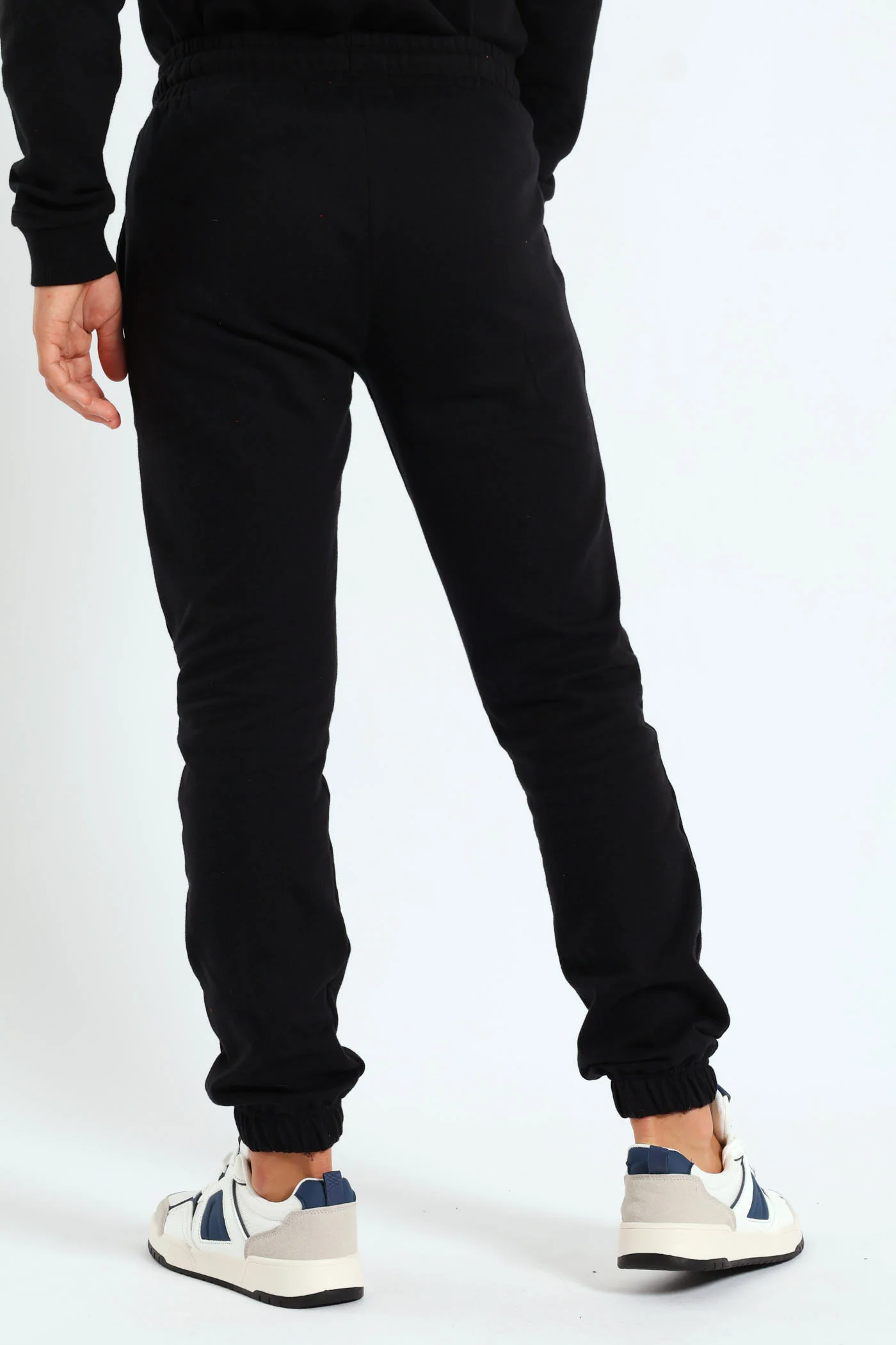 Boys Fleece Jogger - Black - Image 3