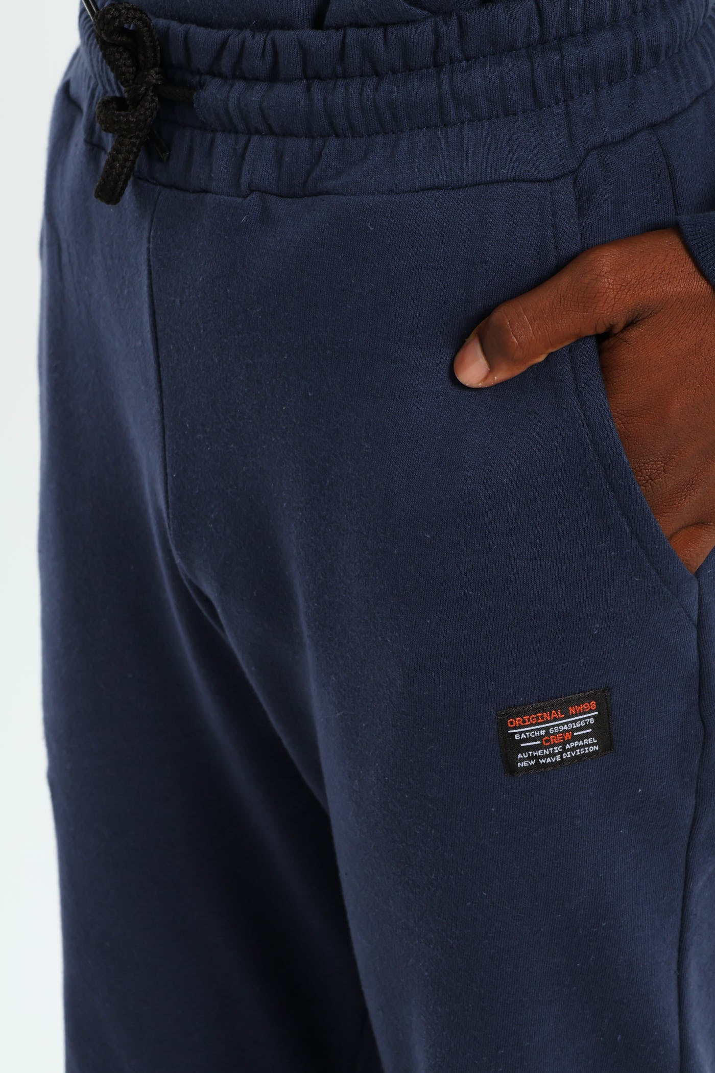 Boys Fleece Jogger - Navy - Image 4