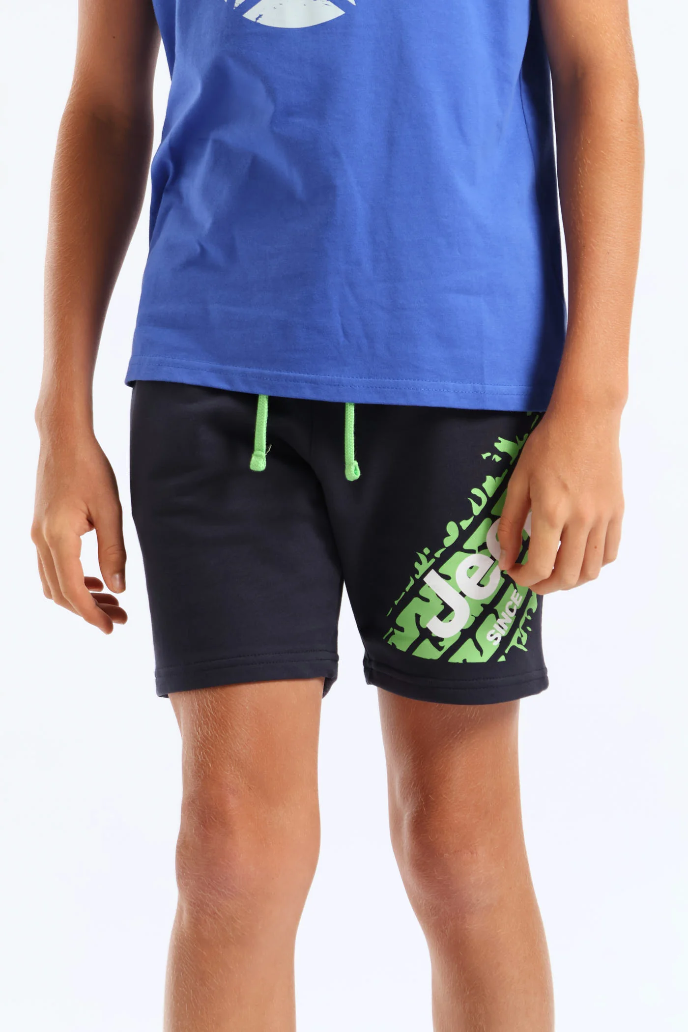 Boys Fleece Short - Navy - Image 3