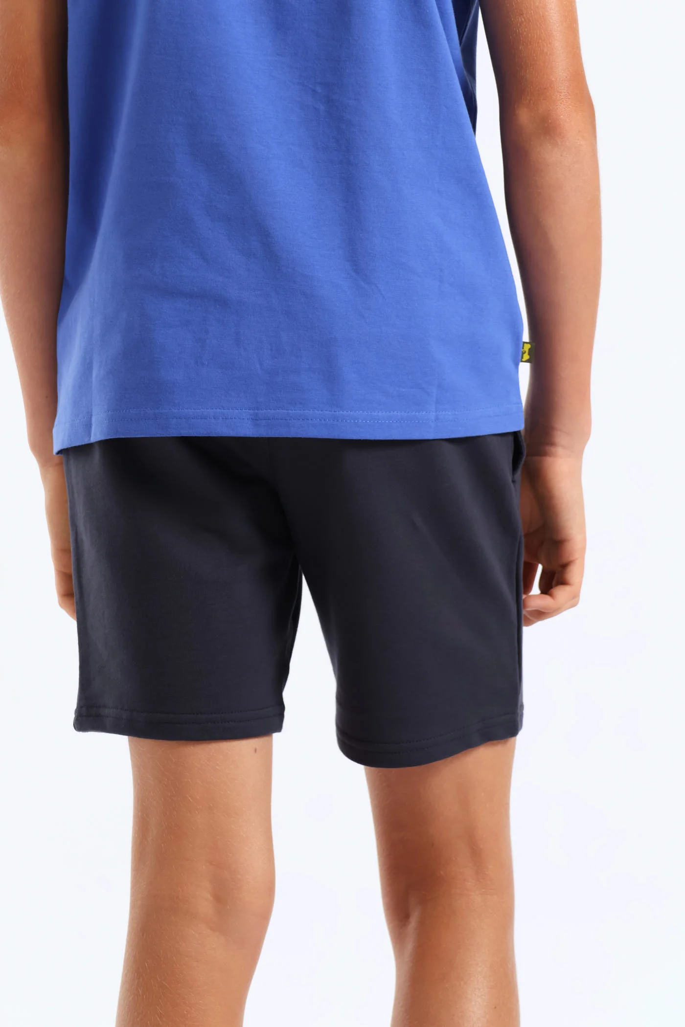 Boys Fleece Short - Navy - Image 4