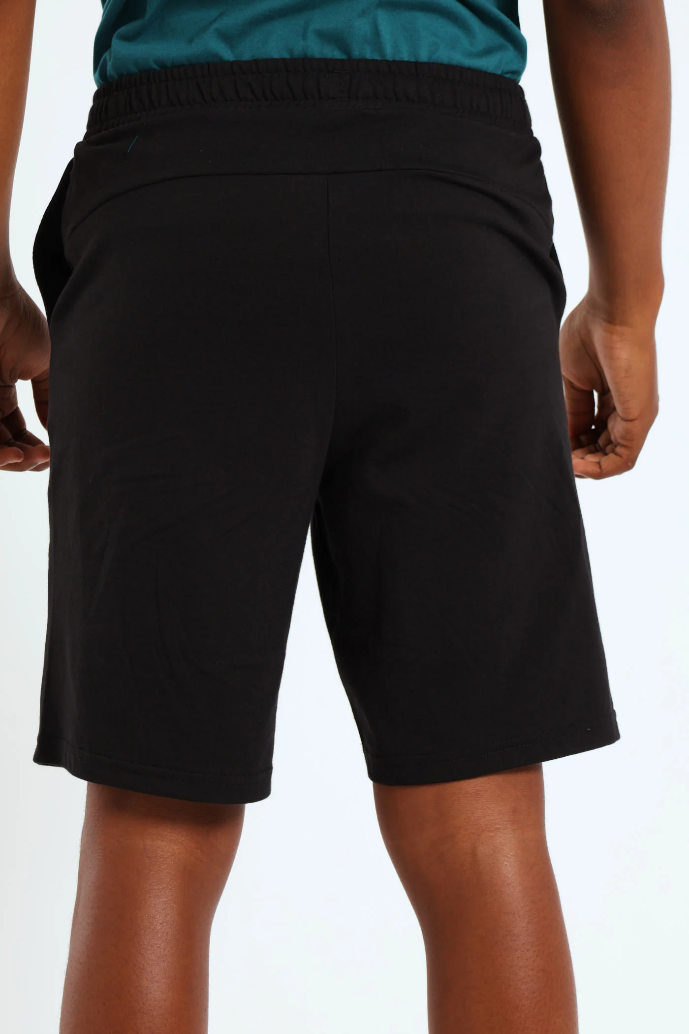 Boys Fleeece Shorts - Black - Image 3
