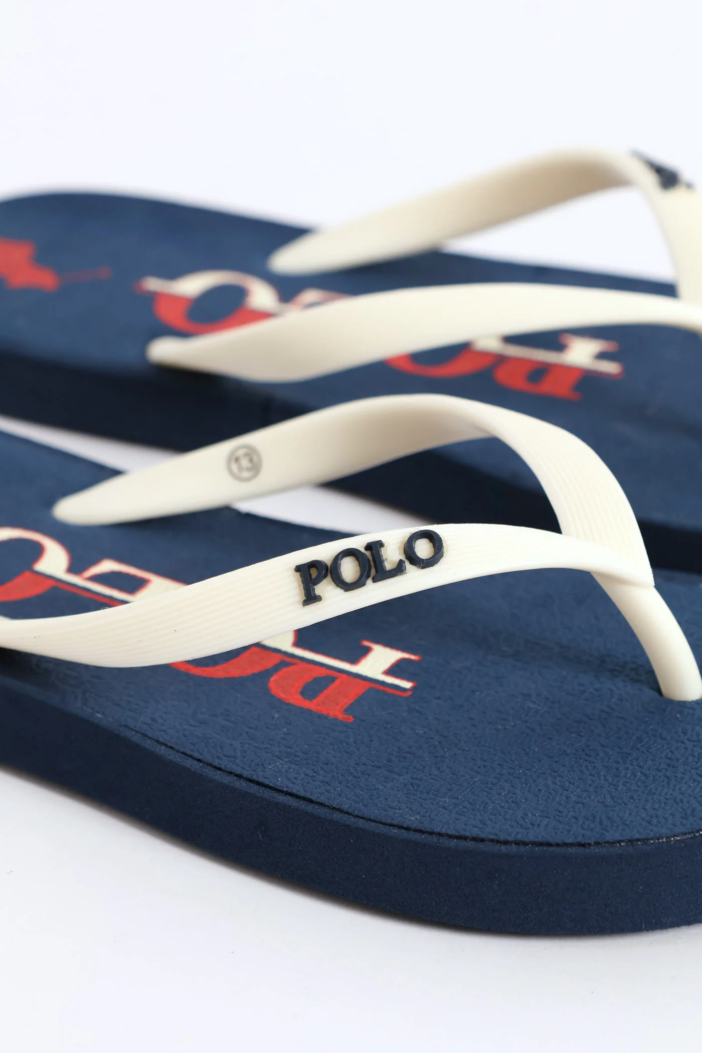 Boys Flip Flop - Navy/White - Image 2
