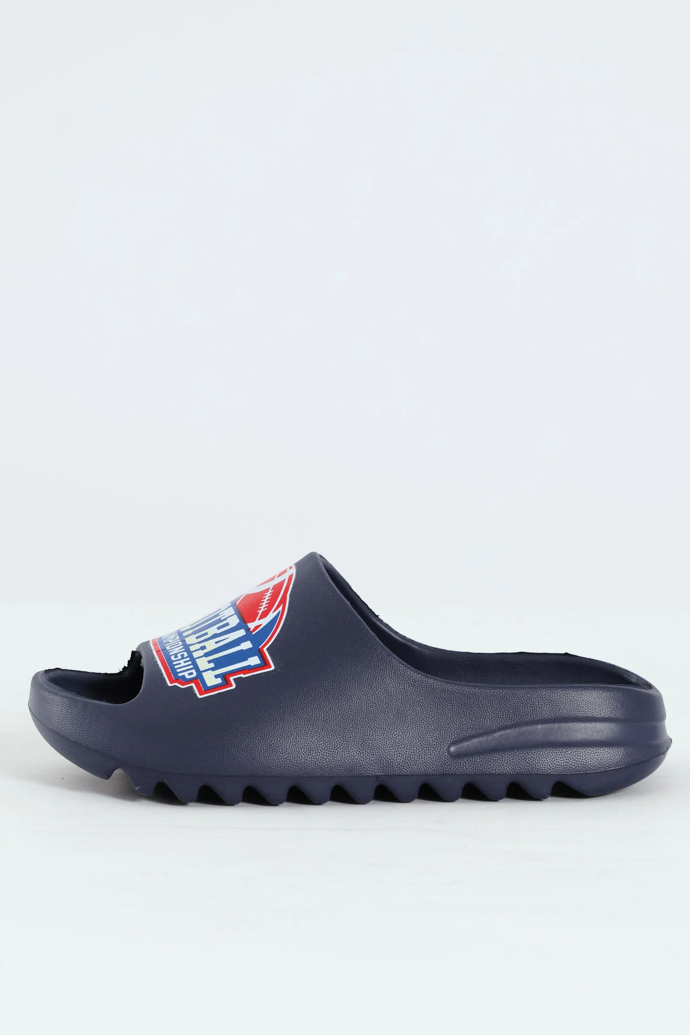 Boys Football Slide Sandal - Navy - Image 4