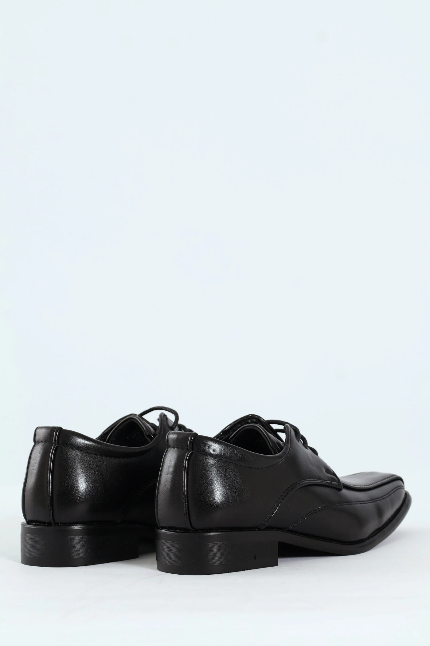 Boys Formal Lace Up Smart Shoe - Black - Image 3