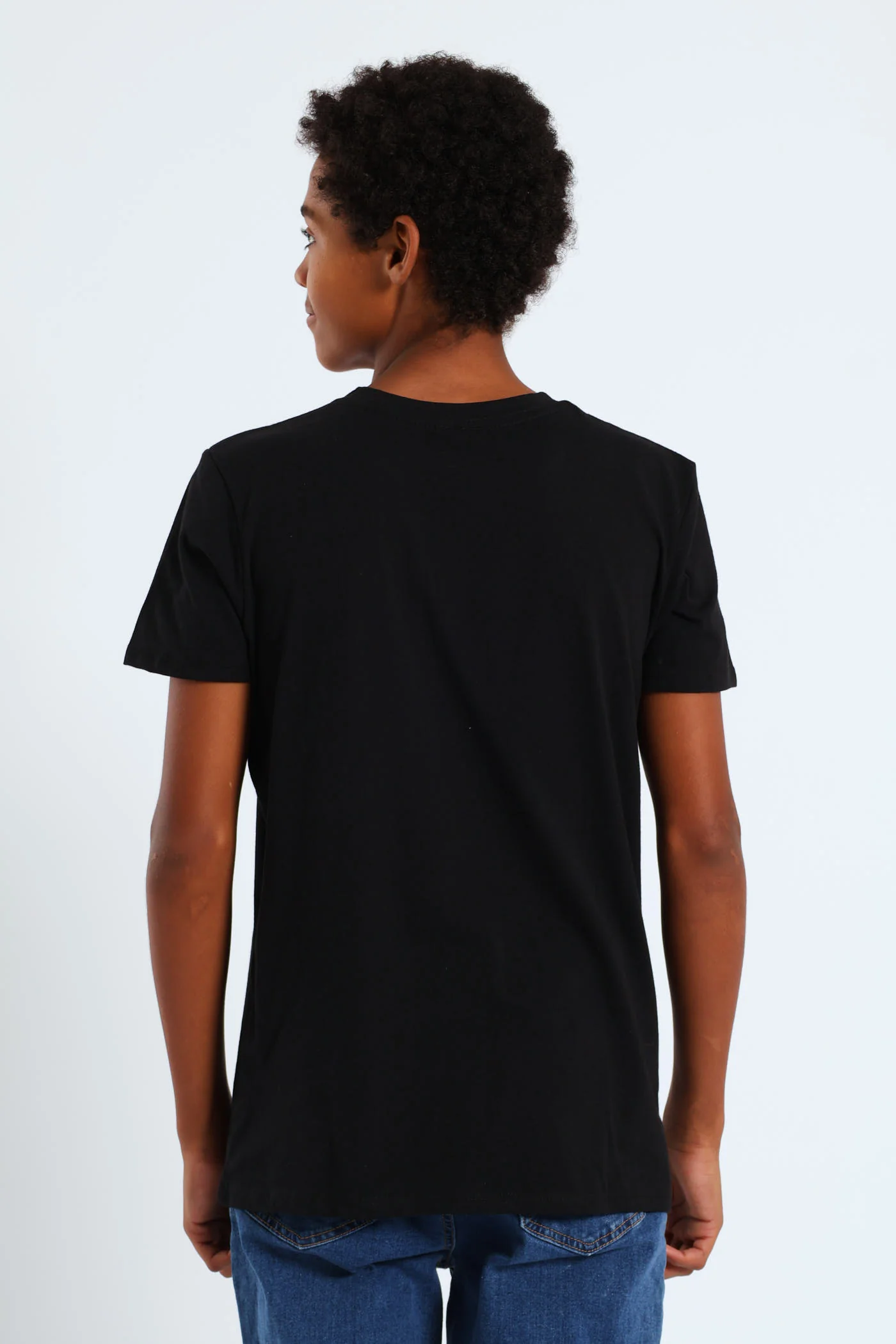 Boys Future Is Now Print Tee - Black - Image 3