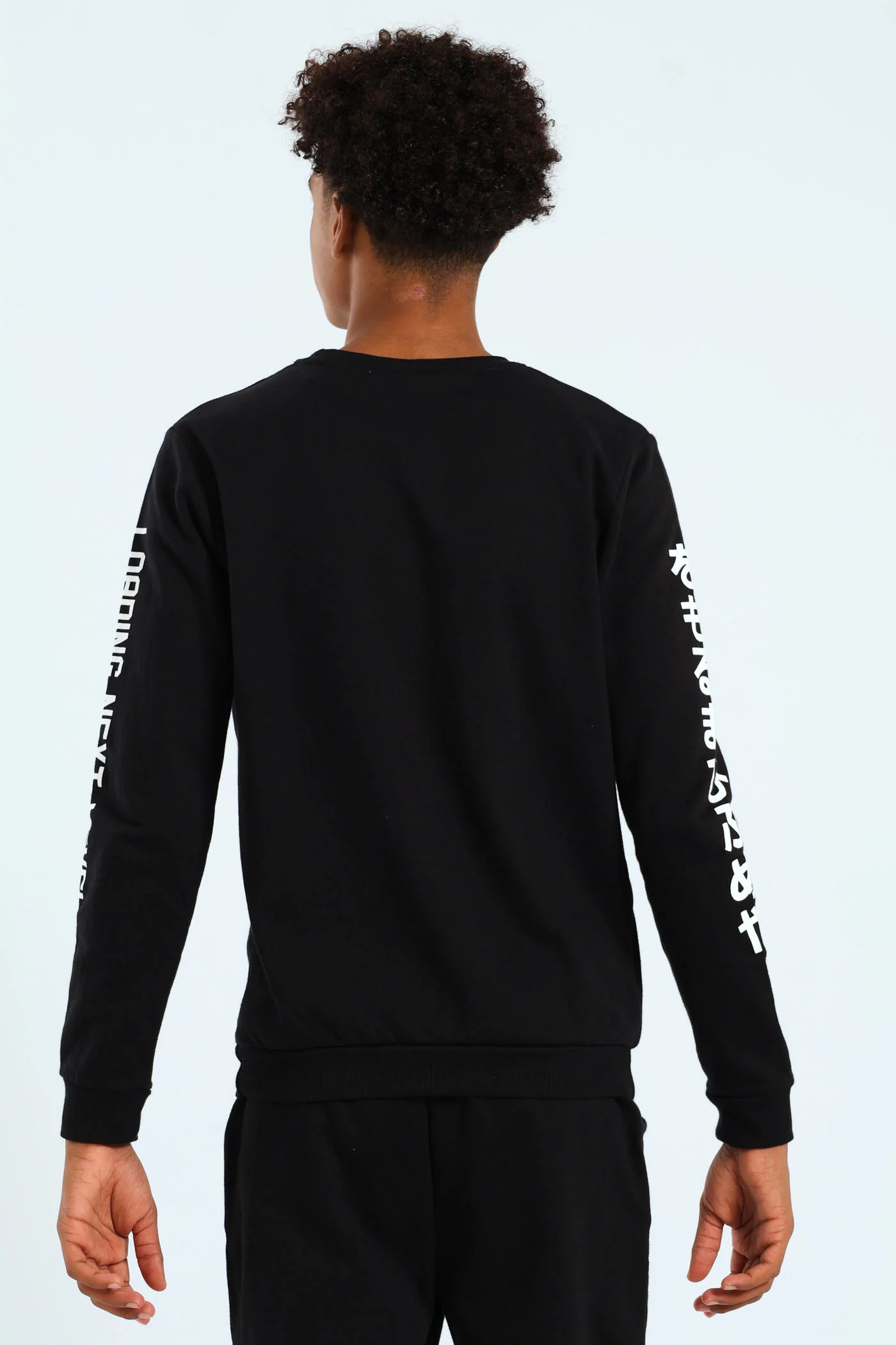 Boys Gamer Crew Top - Black - Image 4