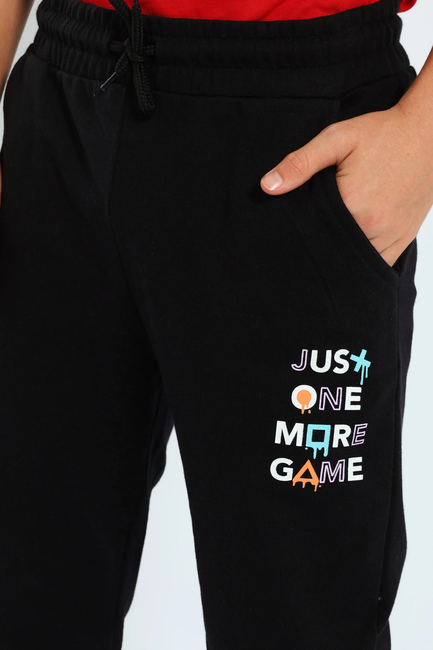 Boys Gamer Jogger - Black - Image 5
