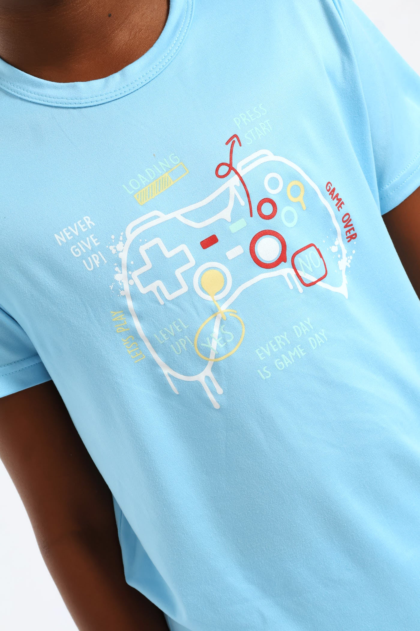 Boys Gamer Transitional Sleep Set - Blue - Image 2