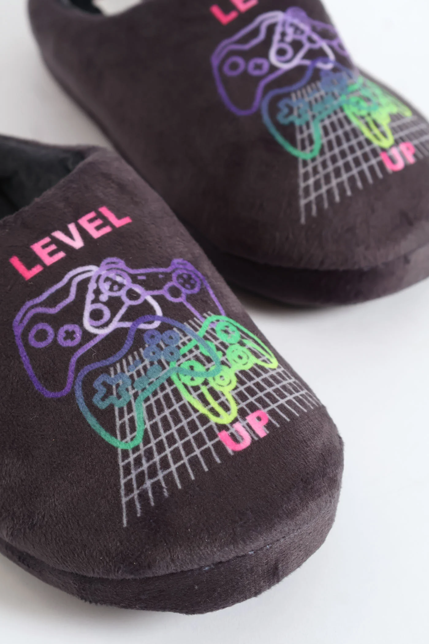 Boys Gaming Slipper - Charcoal - Image 2