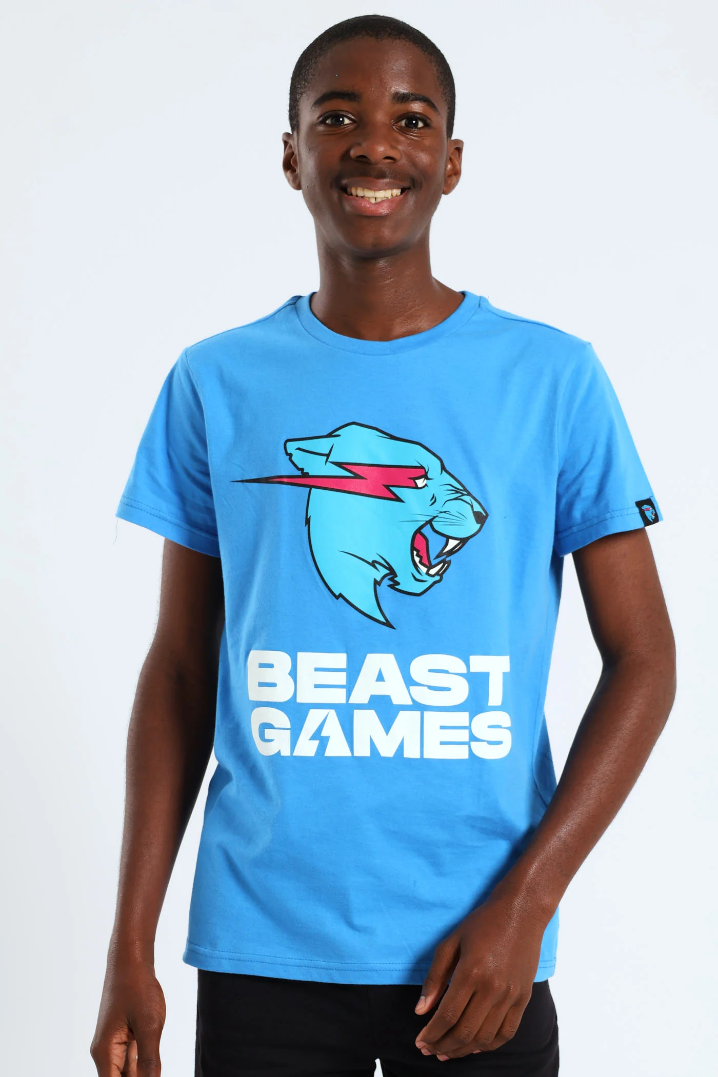 Boys Glow In Dark T-Shirt - Blue - Image 2