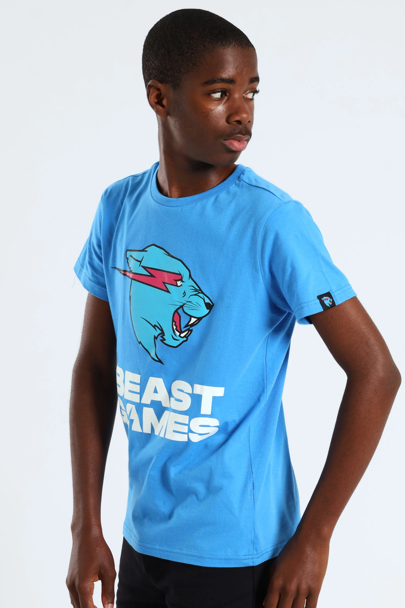 Boys Glow In Dark T-Shirt - Blue - Image 3