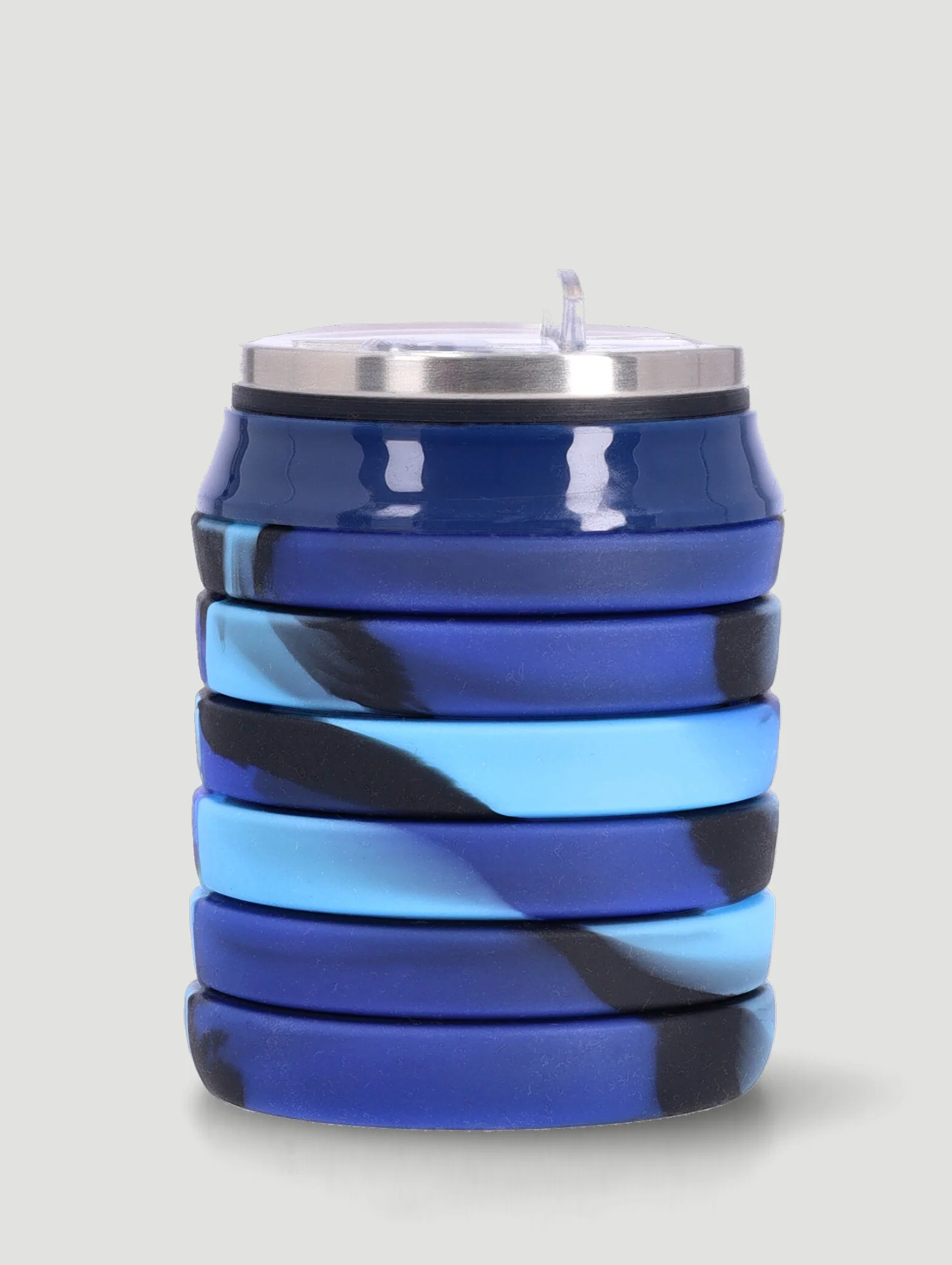 Boys Go & Be U Silicone Water Bottle - Blue - Image 4