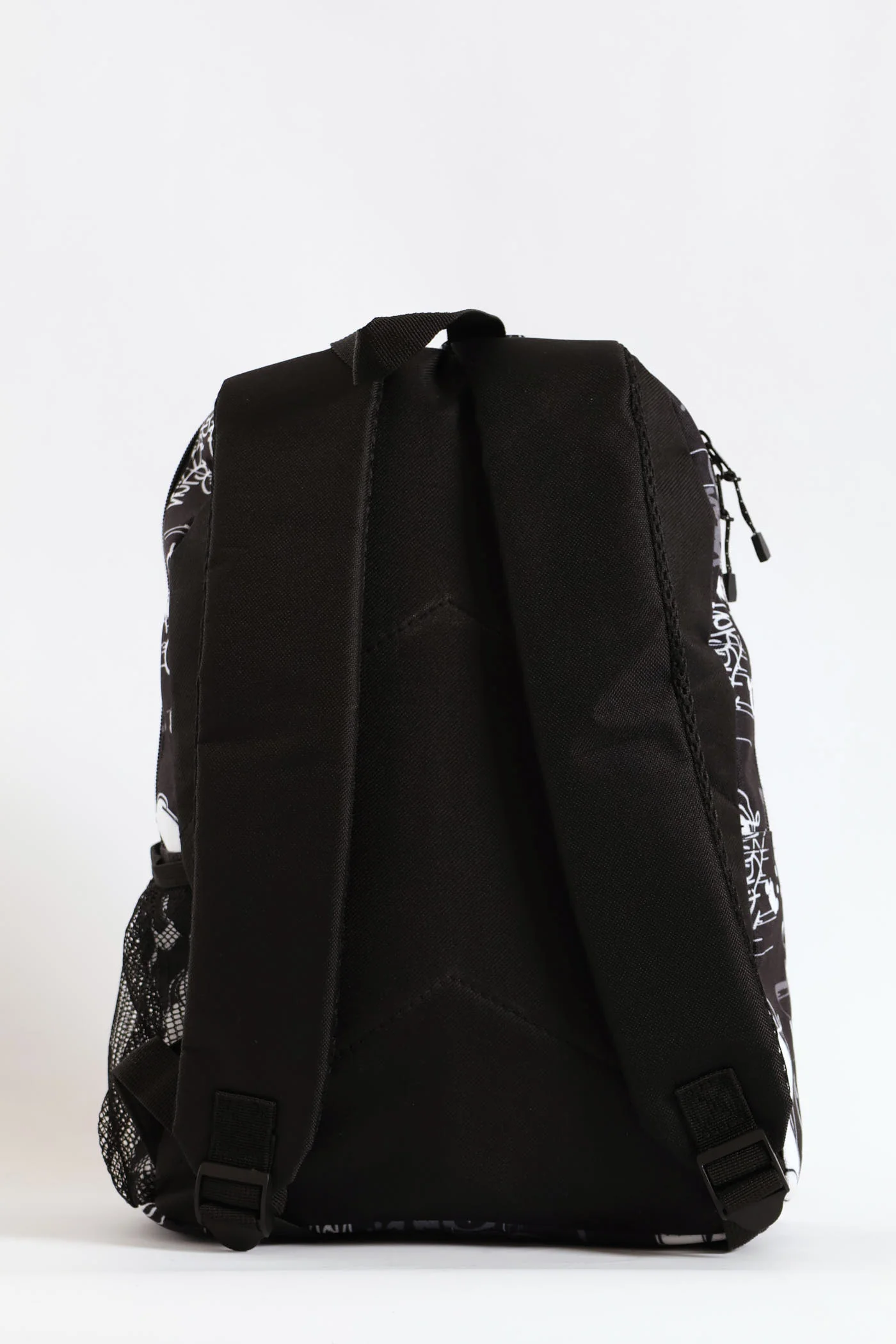 Boys Graffiti Backpack - Black/White - Image 2