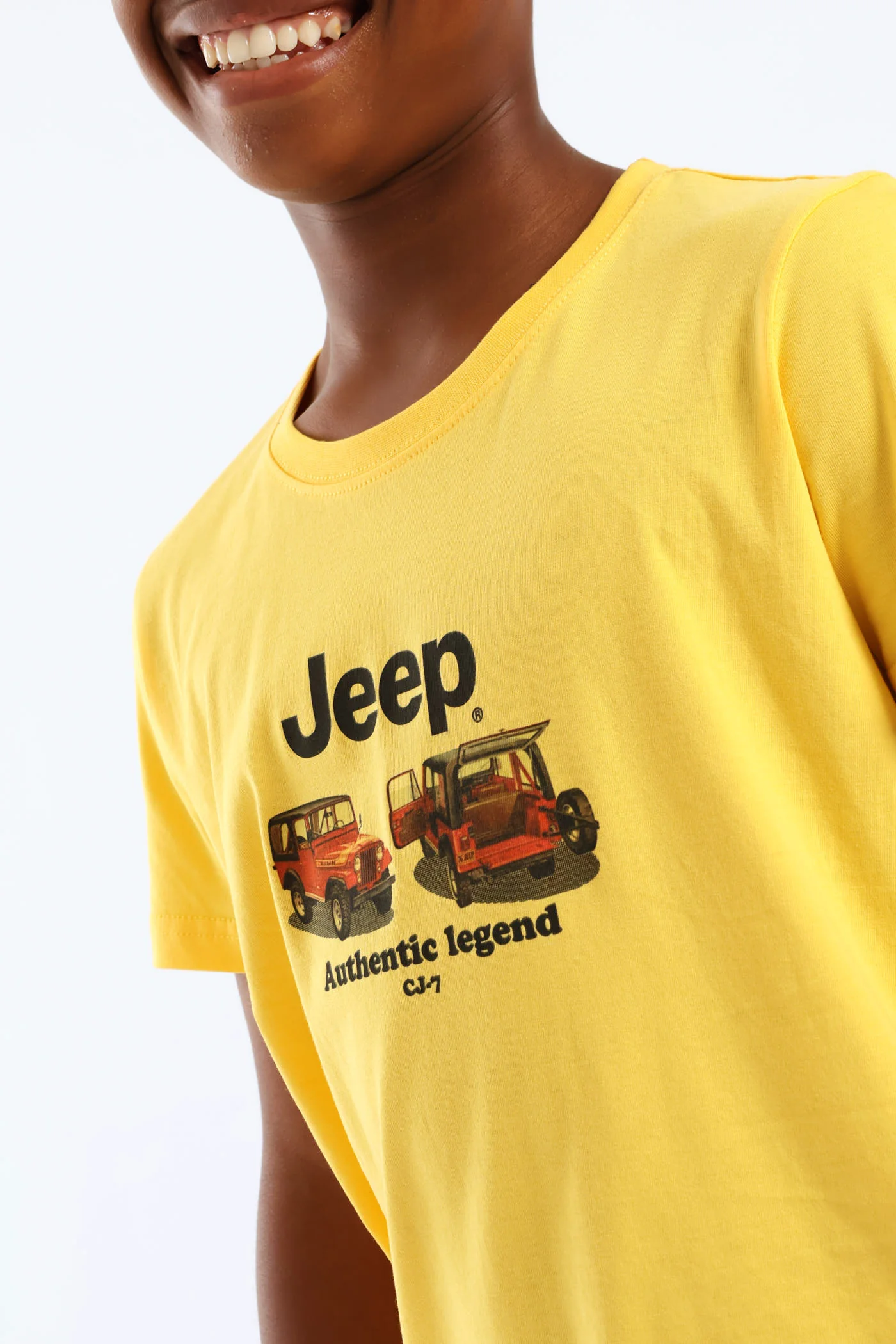 Boys Graphic Tee - Yellow - Image 2