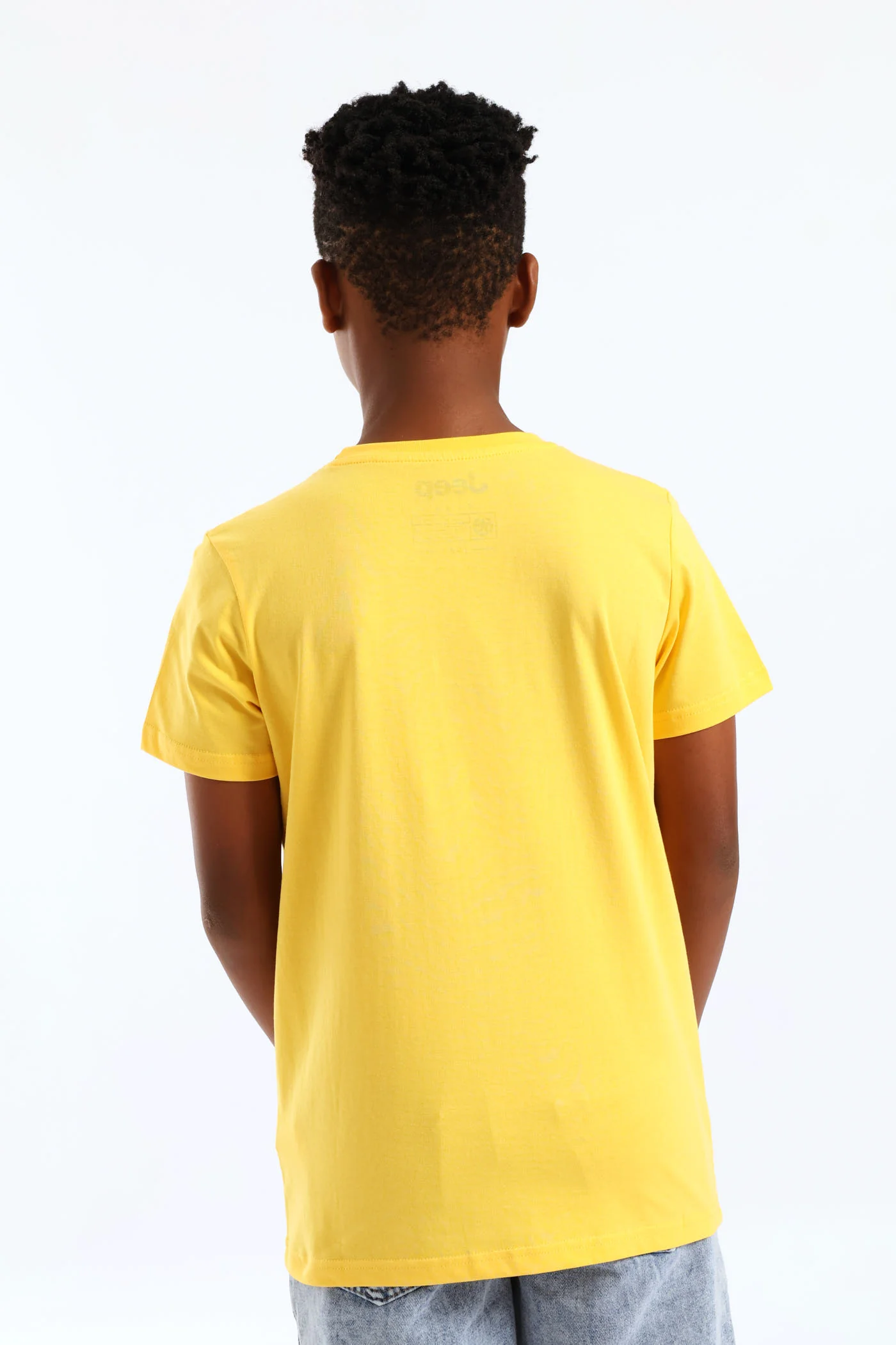 Boys Graphic Tee - Yellow - Image 4