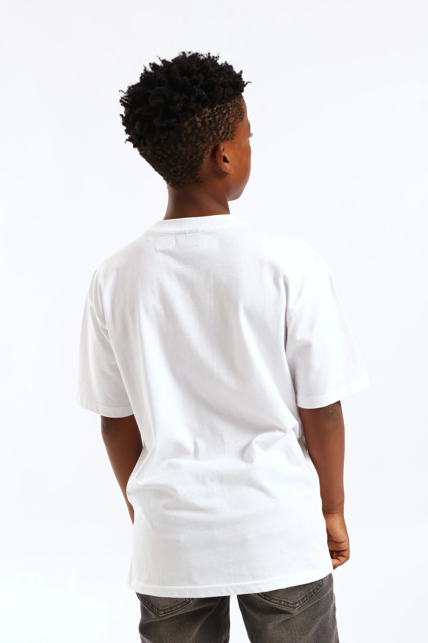 Boys High Density Believer Christmas Tee - White - Image 3