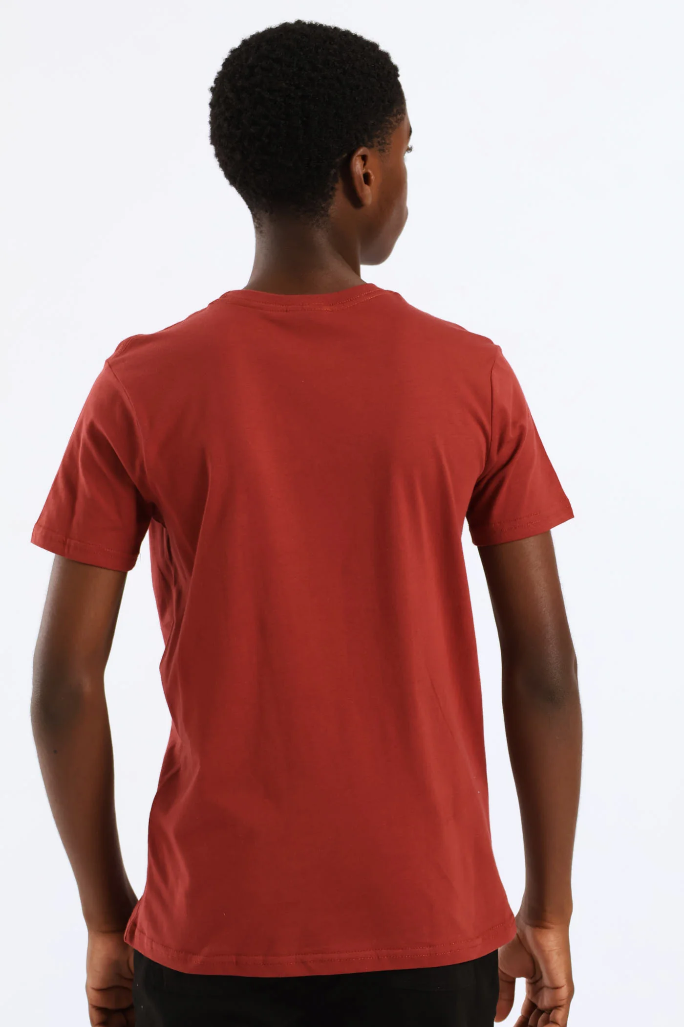 Boys High Tops Print Tee - Rust - Image 4