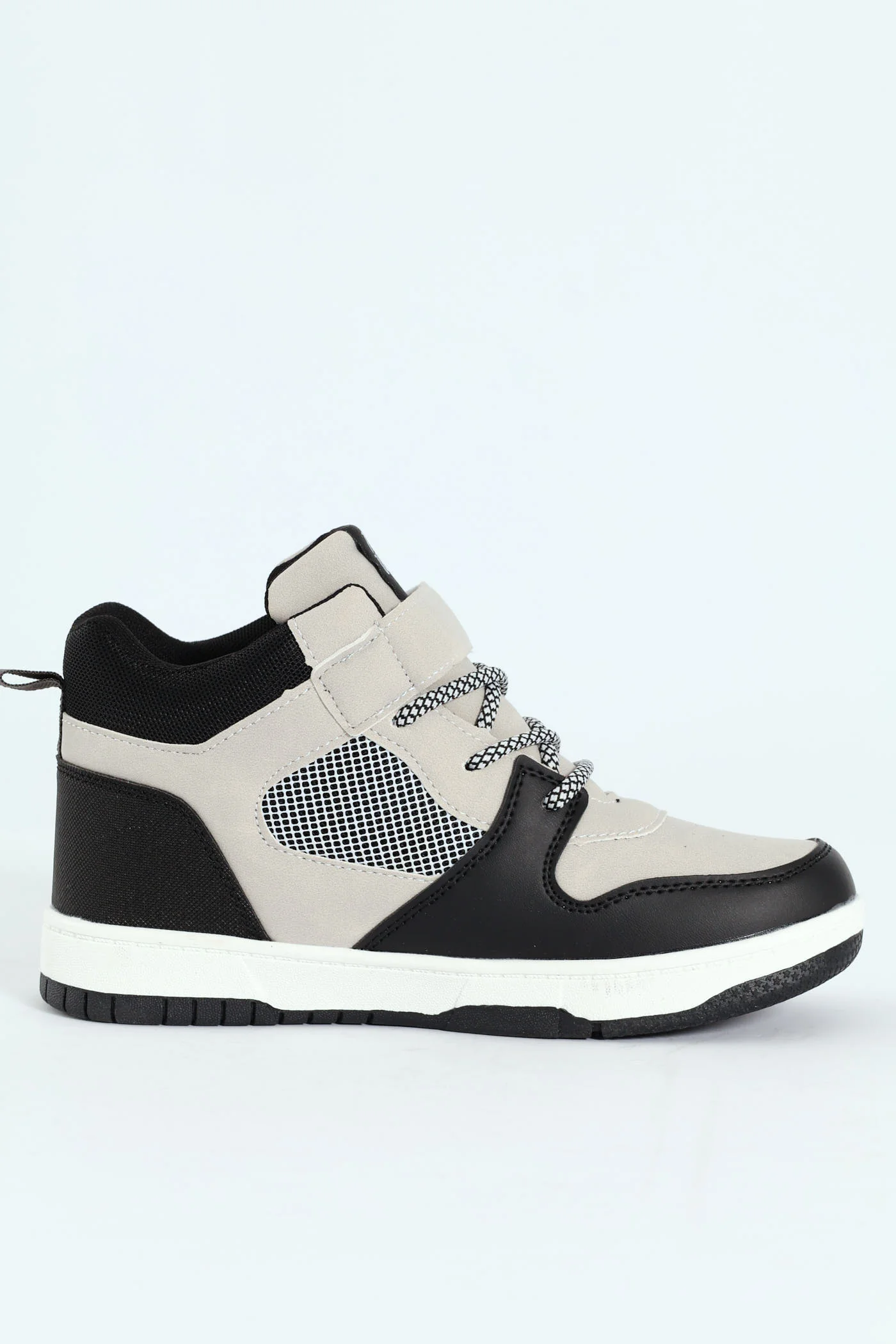Boys Hitop Sneaker - Charcoal - Image 2