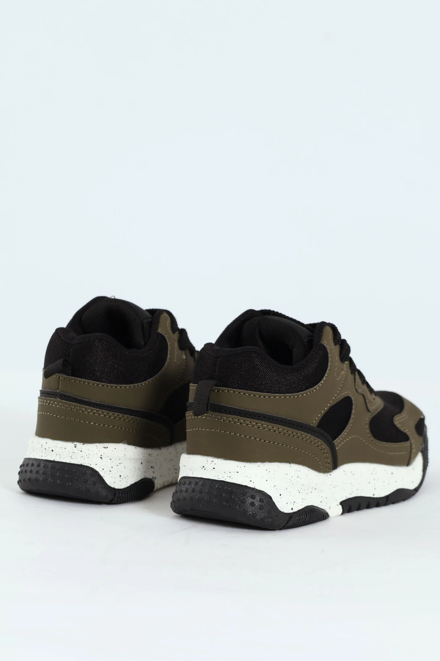 Boys High-Top Sneaker - Olive - Image 3