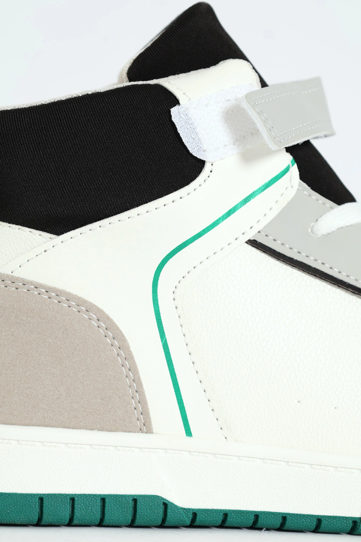 Boys Hitop Sneaker - White - Image 5