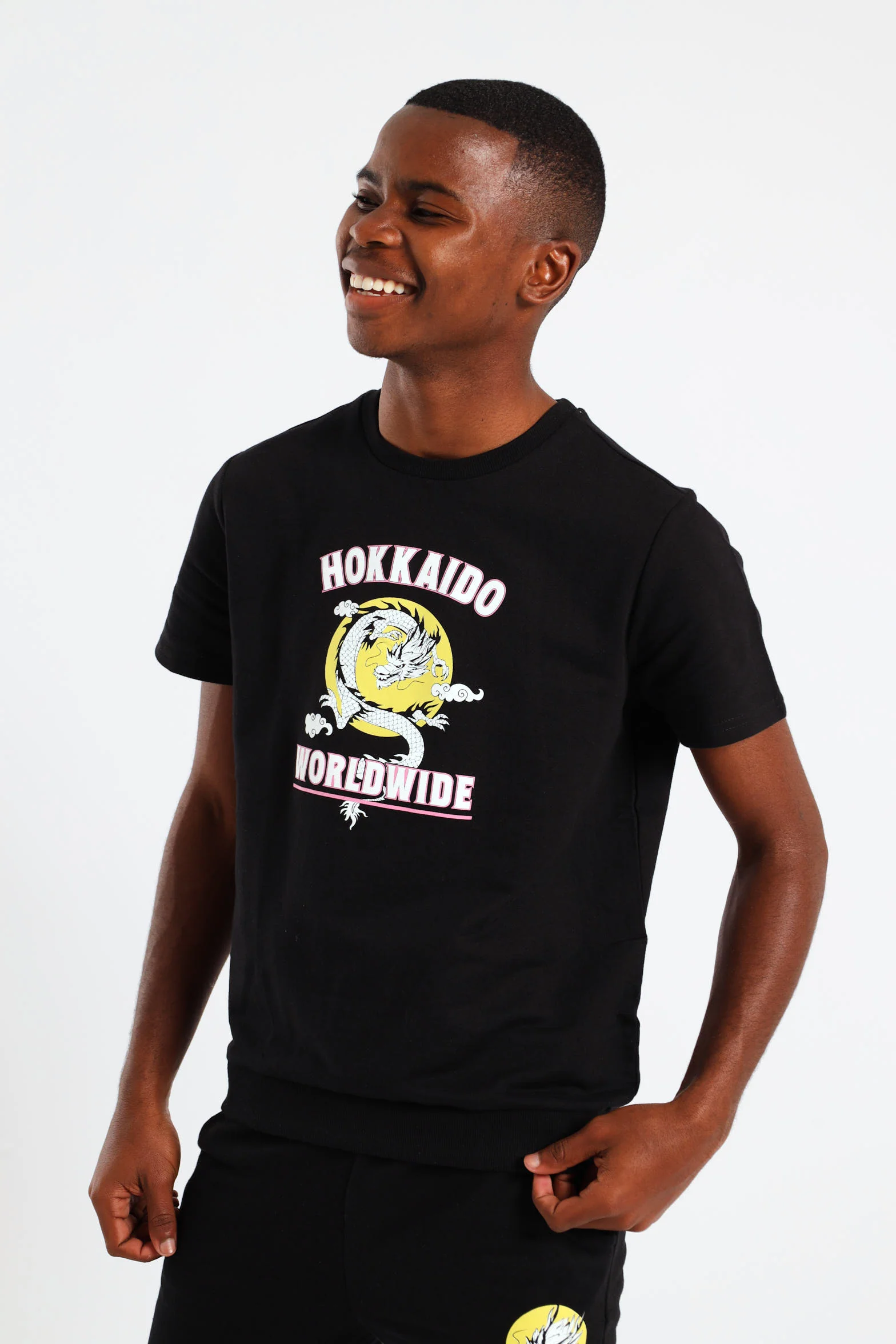 Boys Hokkaido Fleece Crew Top - Black - Image 3