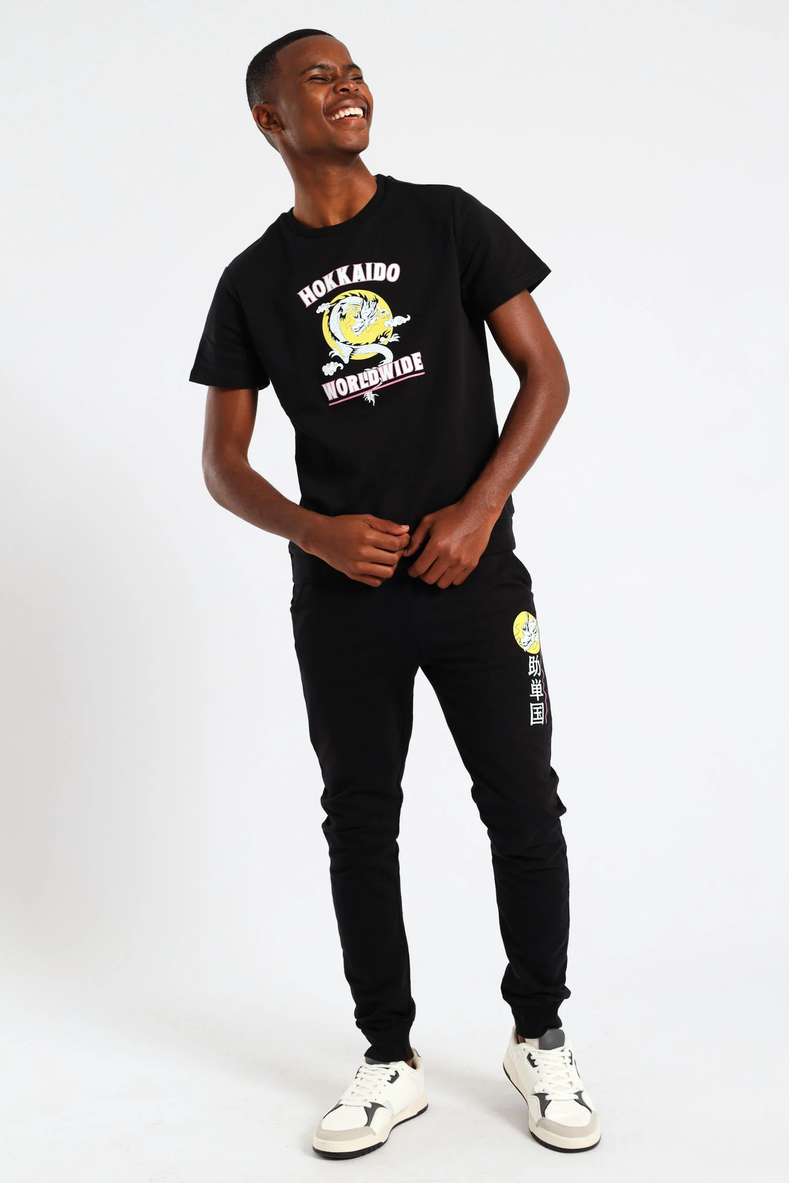 Boys Hokkaido Fleece Crew Top - Black - Image 4