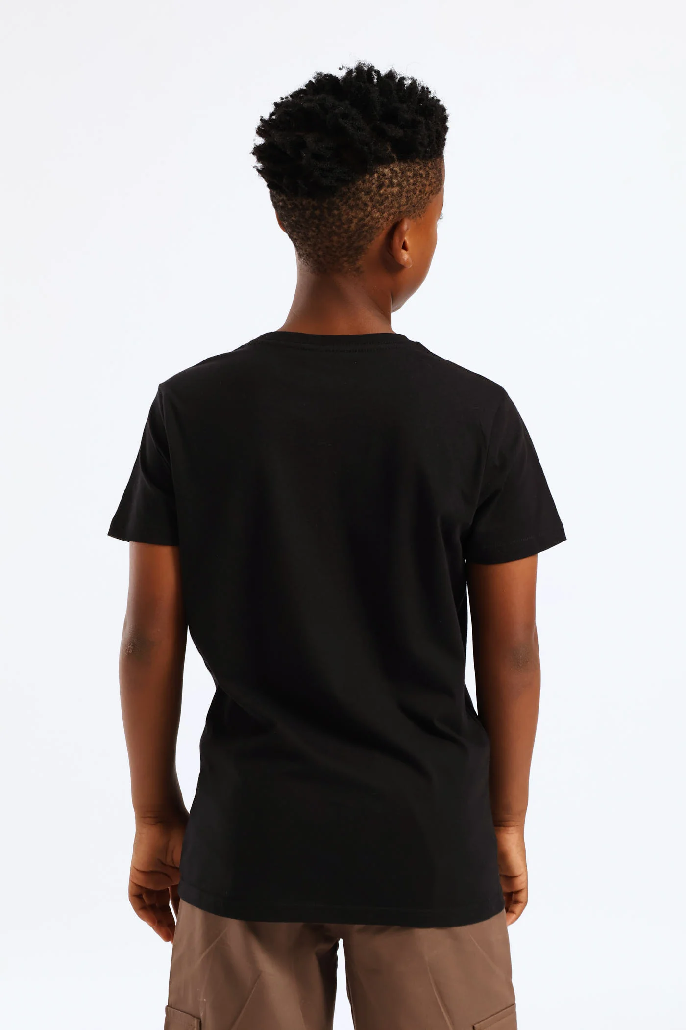 Boys LA Teddy Print Tee - Black - Image 5