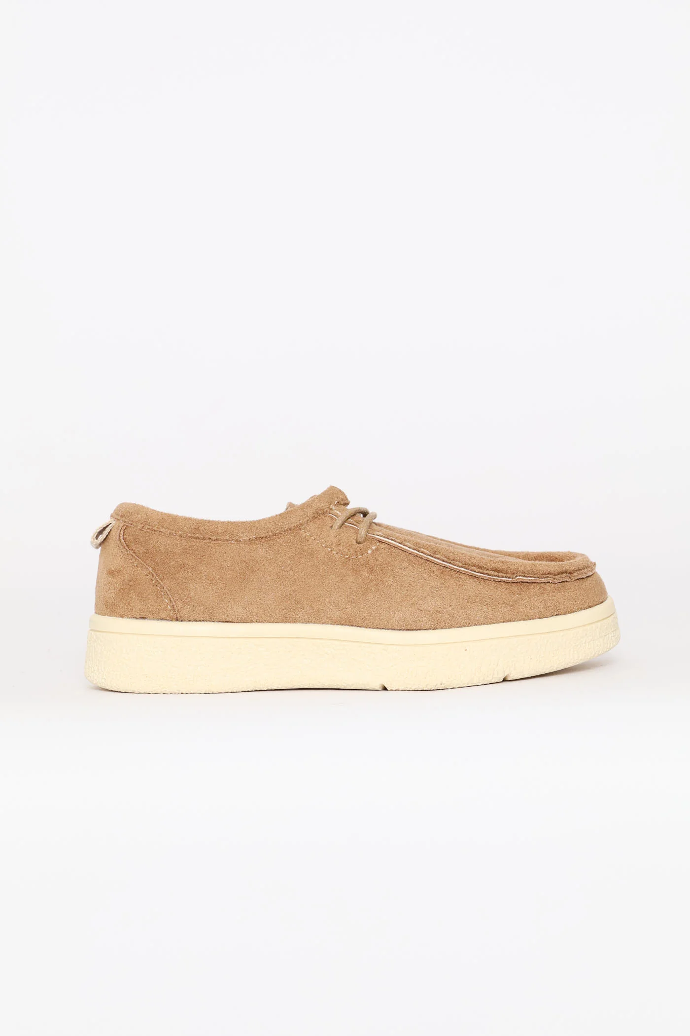 Boys Lace Up Moccasin - Taupe - Image 5