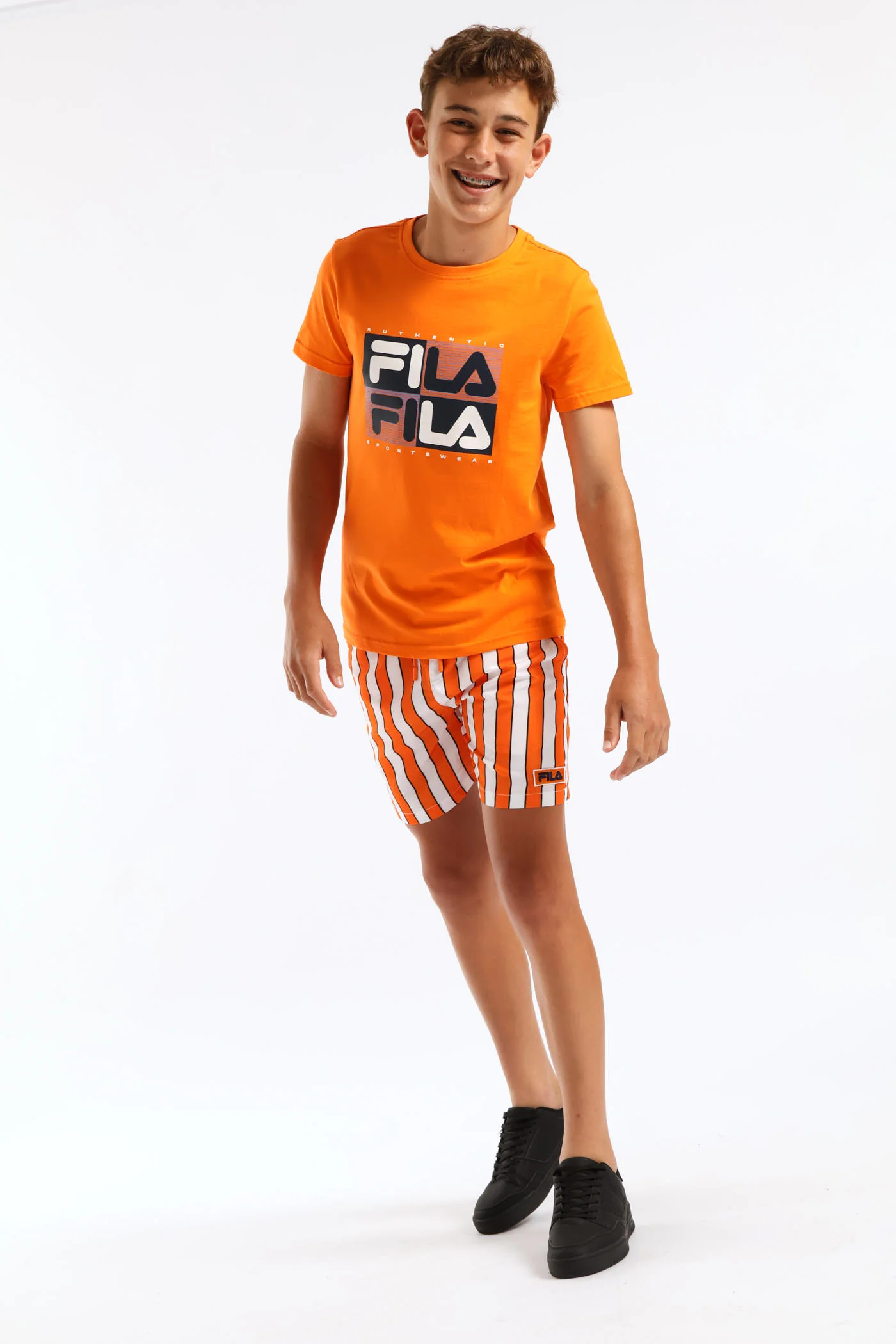 Boys Lando T-Shirt - Orange - Image 3