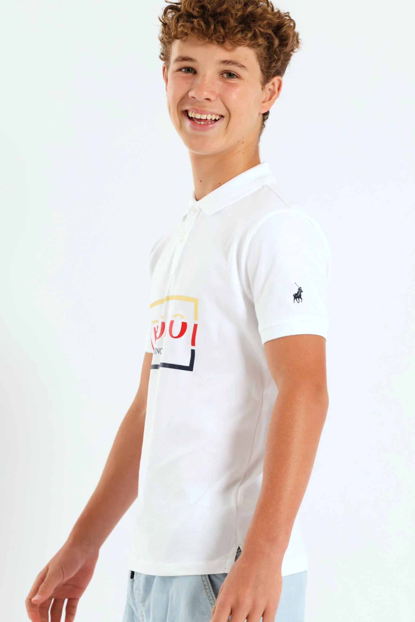 Boys Layton Golfer - White - Image 4