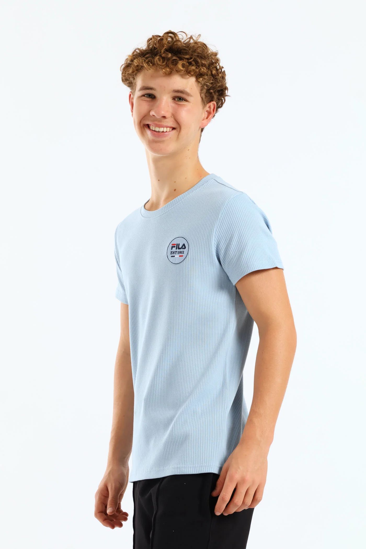 Boys Leandro T-Shirt - Blue - Image 3