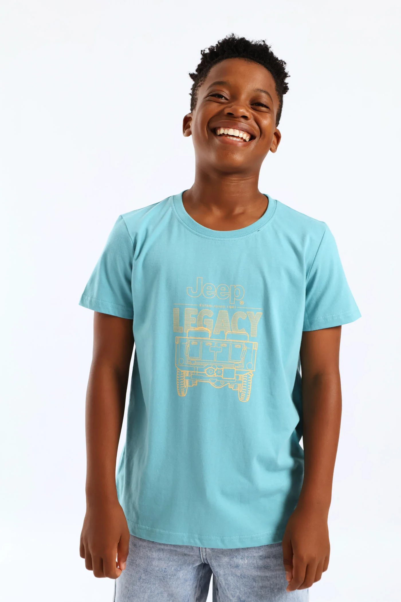 Boys Legacy Tee - Blue - Image 2