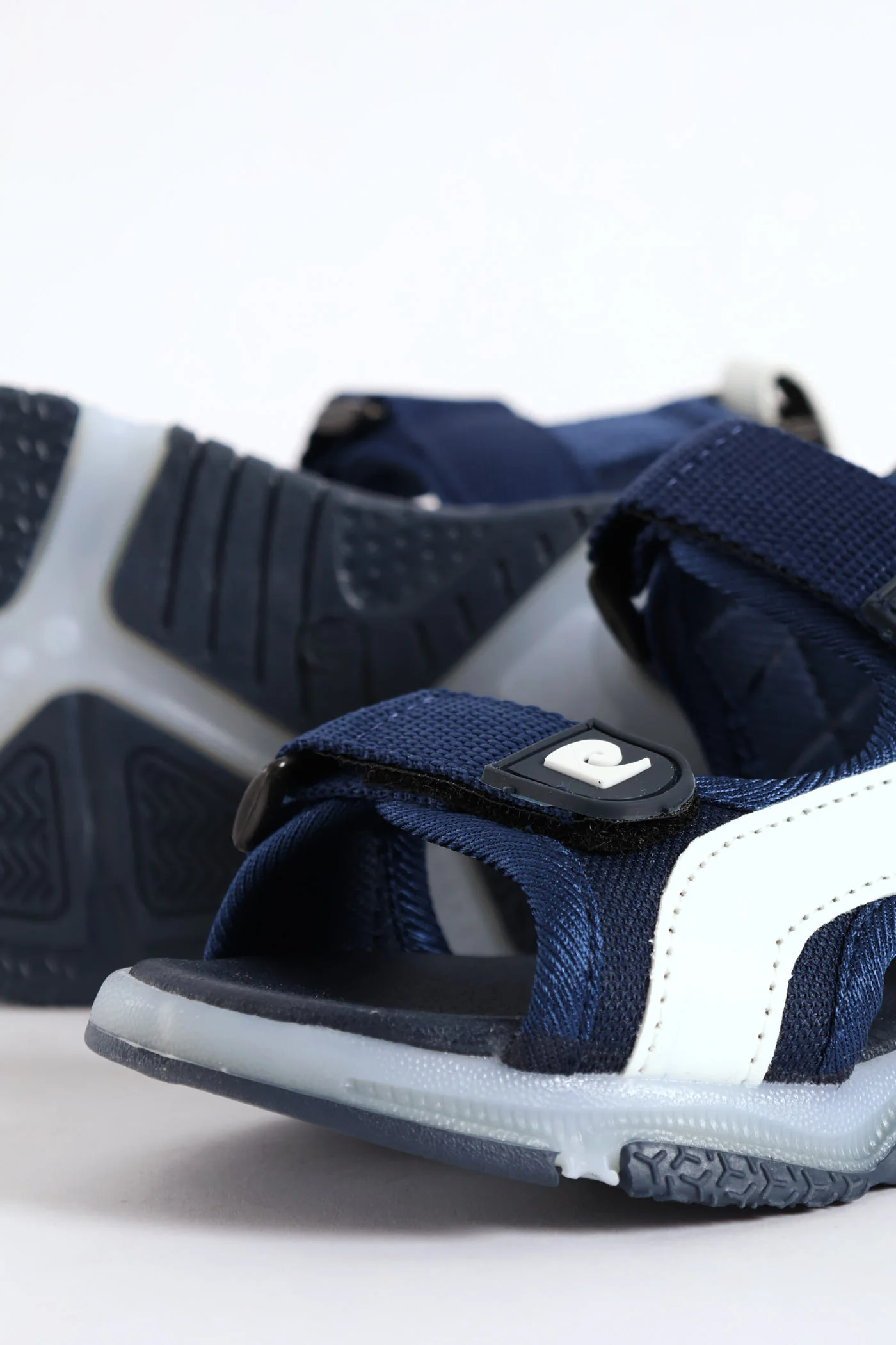 Boys Lightup Open Toe Adventure Sandal - Navy - Image 2