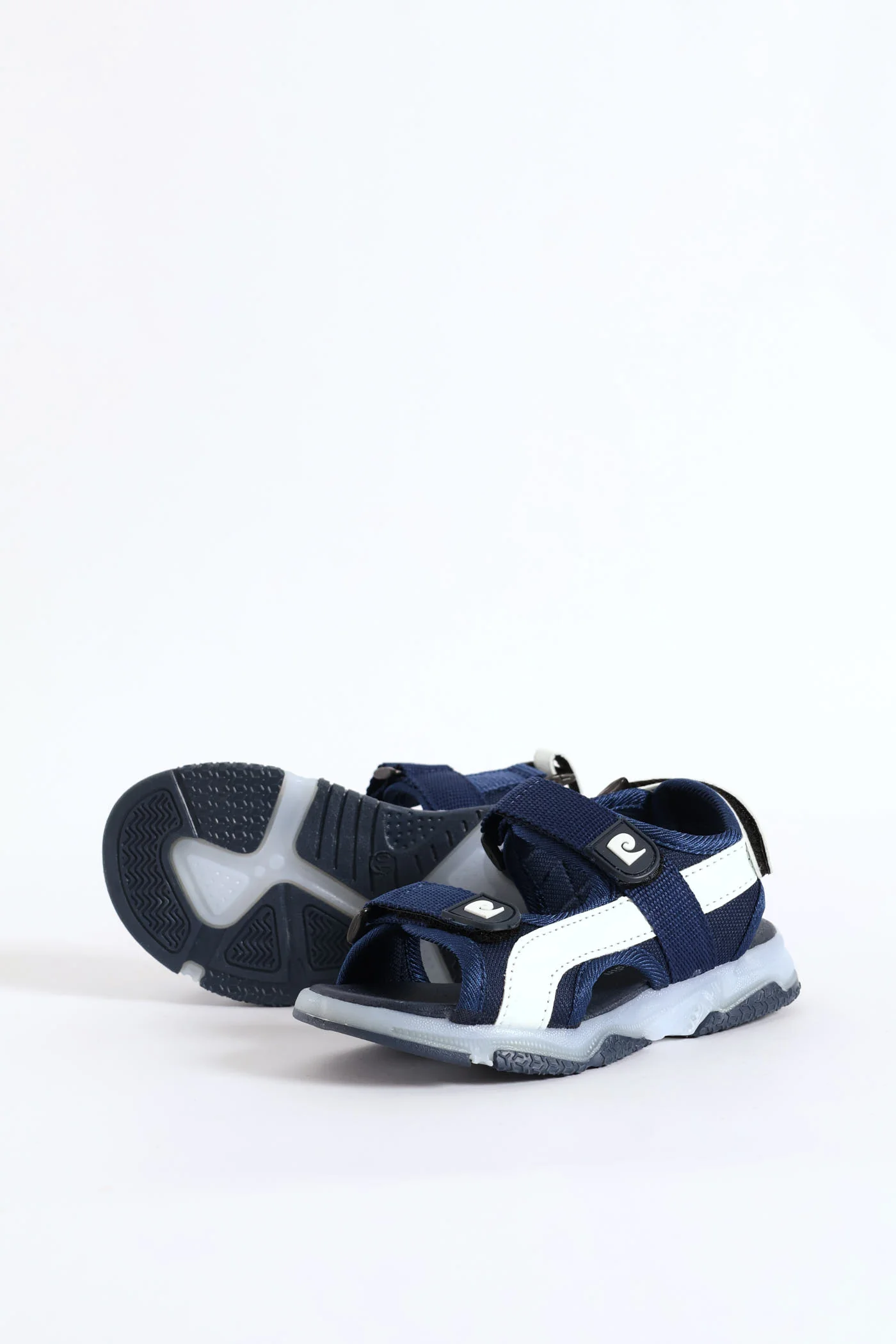 Boys Lightup Open Toe Adventure Sandal - Navy - Image 3
