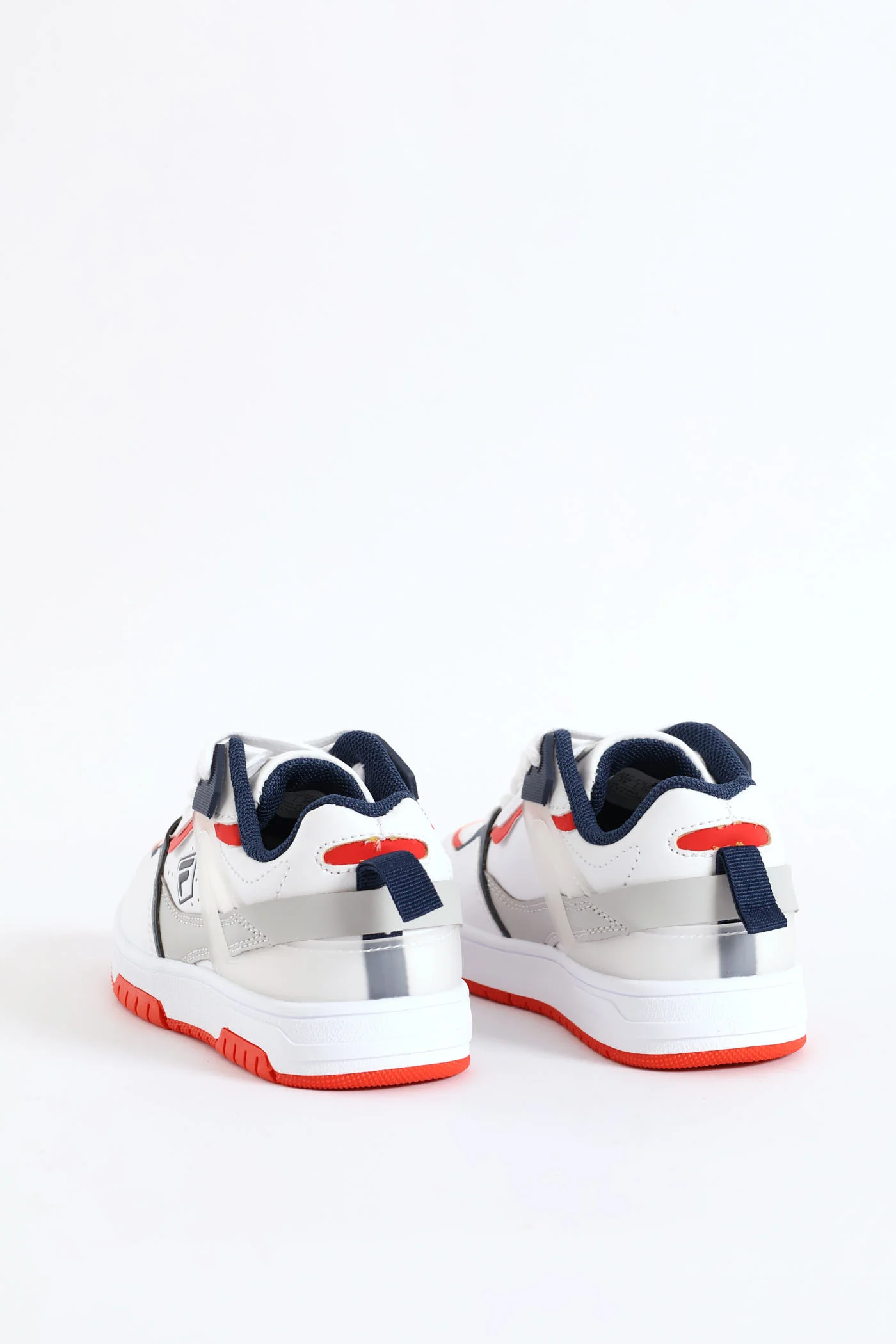 Boys Lilo Court Sneaker - White/Red - Image 5