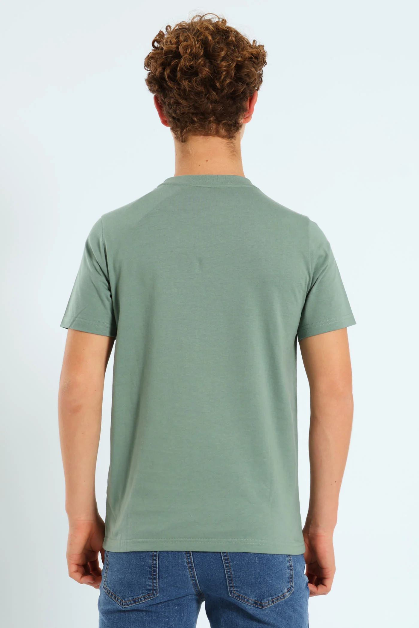 Boys Logo Lab Hog Tee - Sage - Image 4