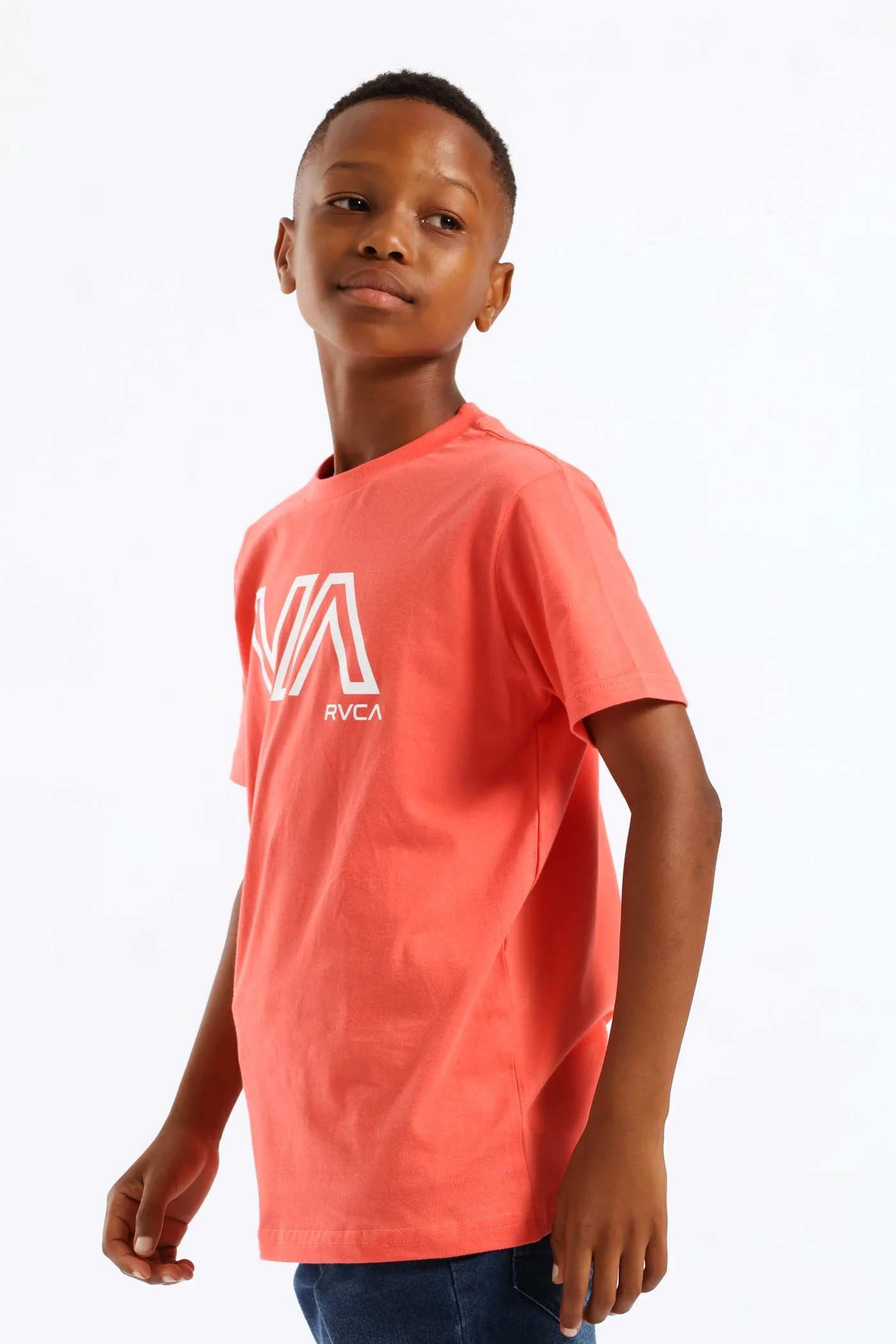Boys Logo Tee - Red - Image 2