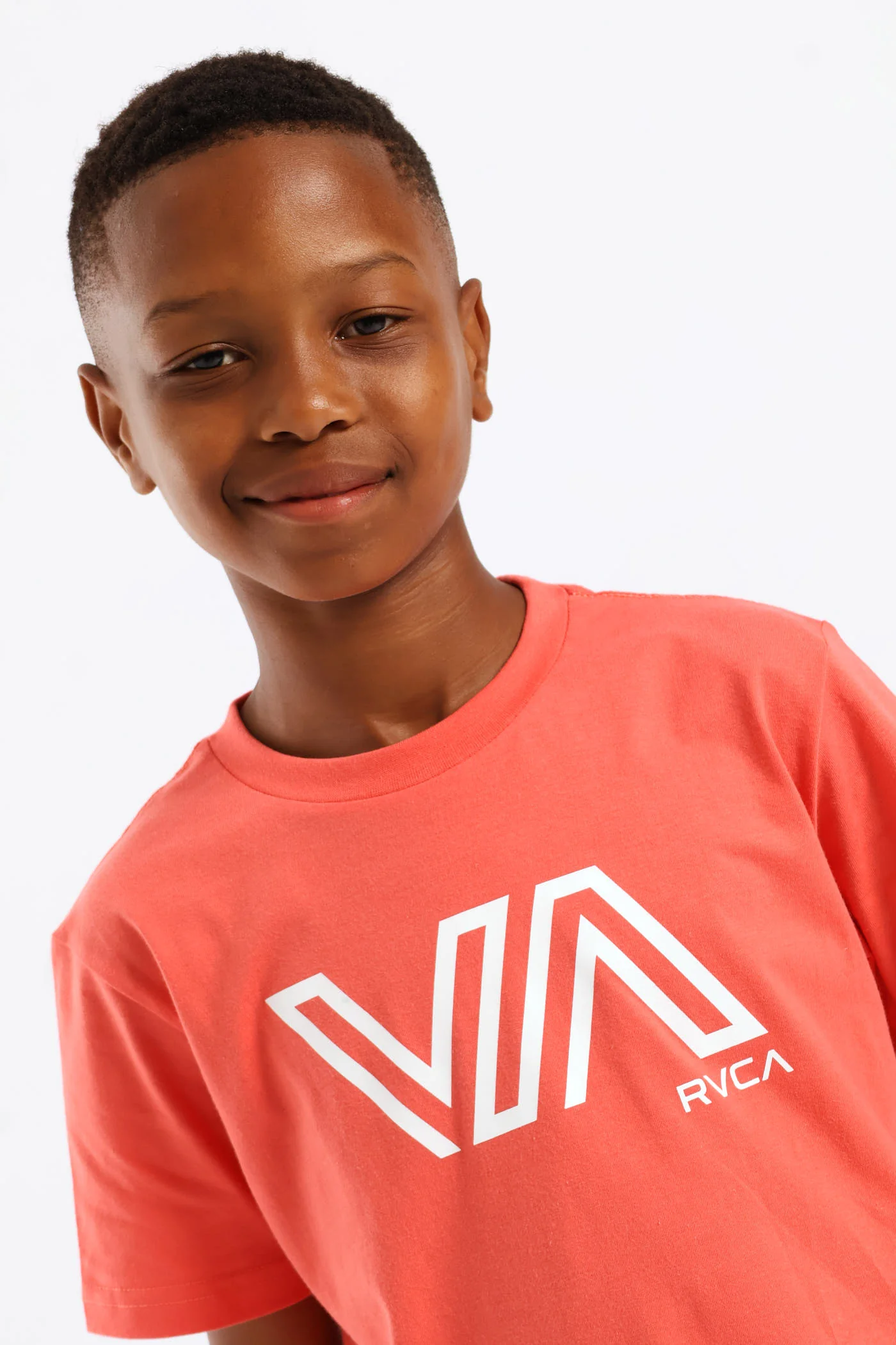 Boys Logo Tee - Red - Image 3