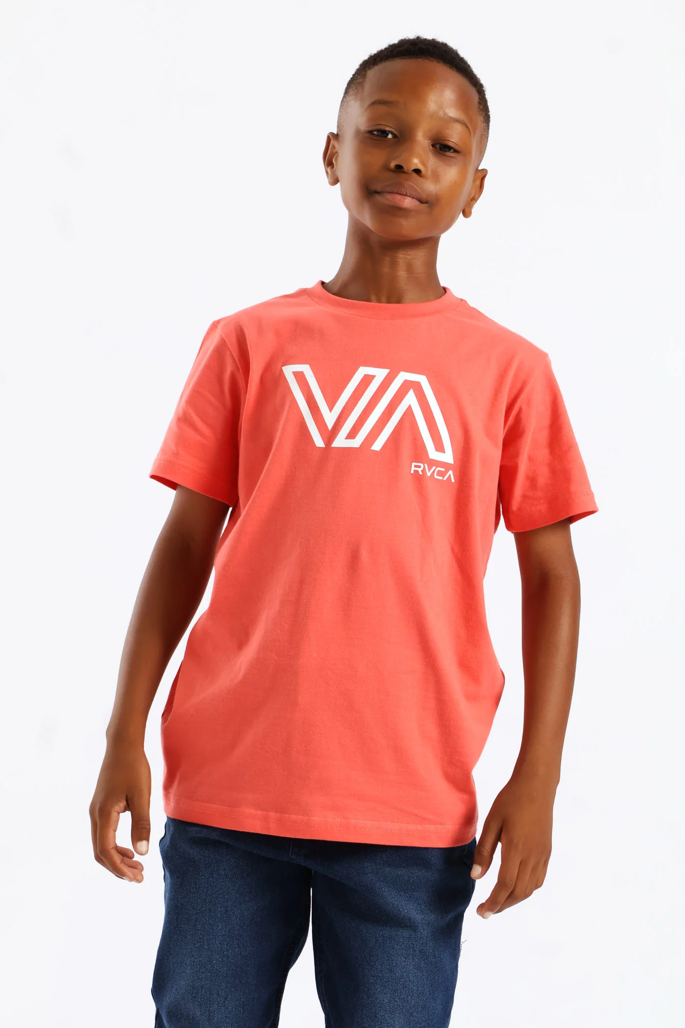 Boys Logo Tee - Red - Image 4