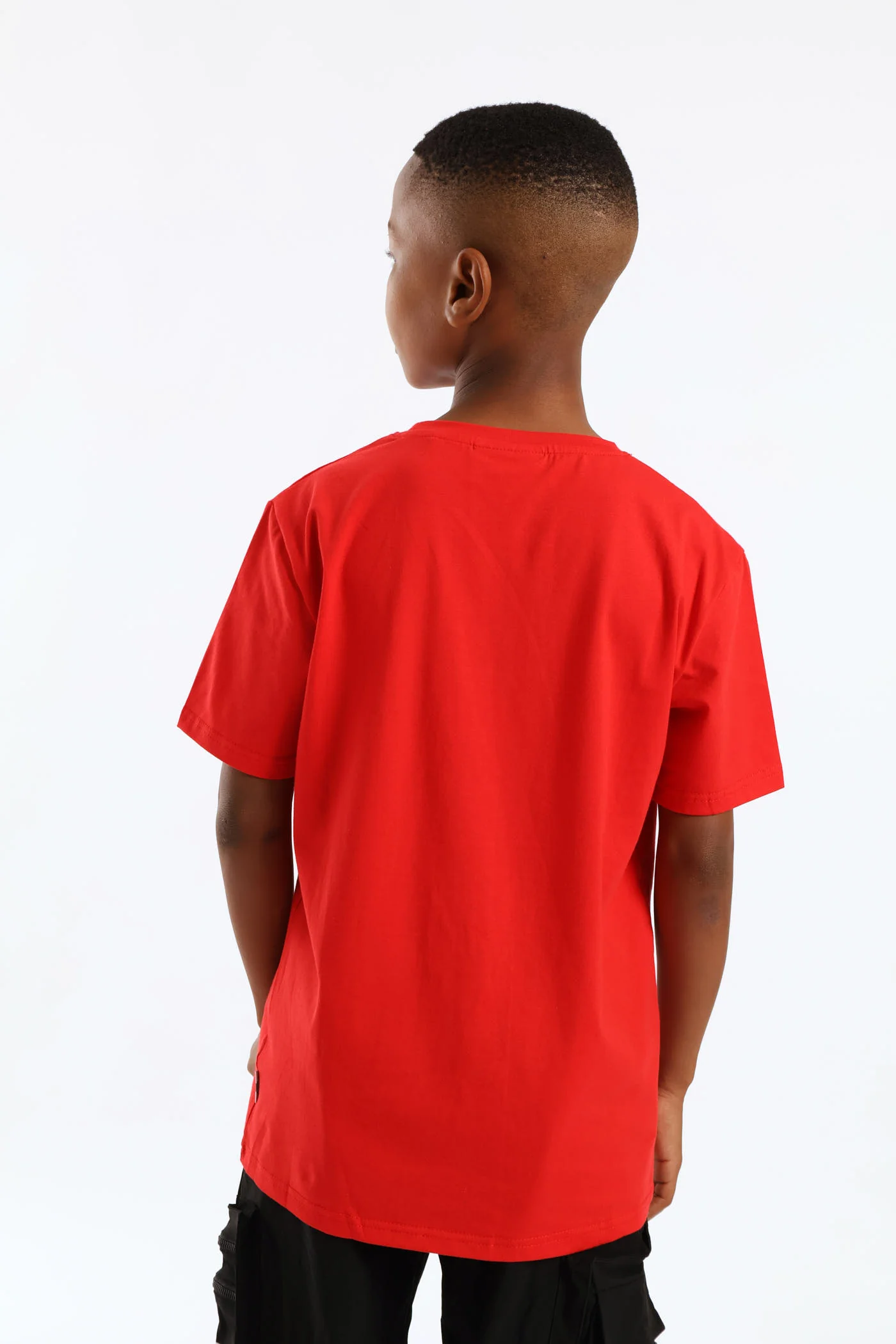 Boys Luke T-Shirt - Red - Image 4