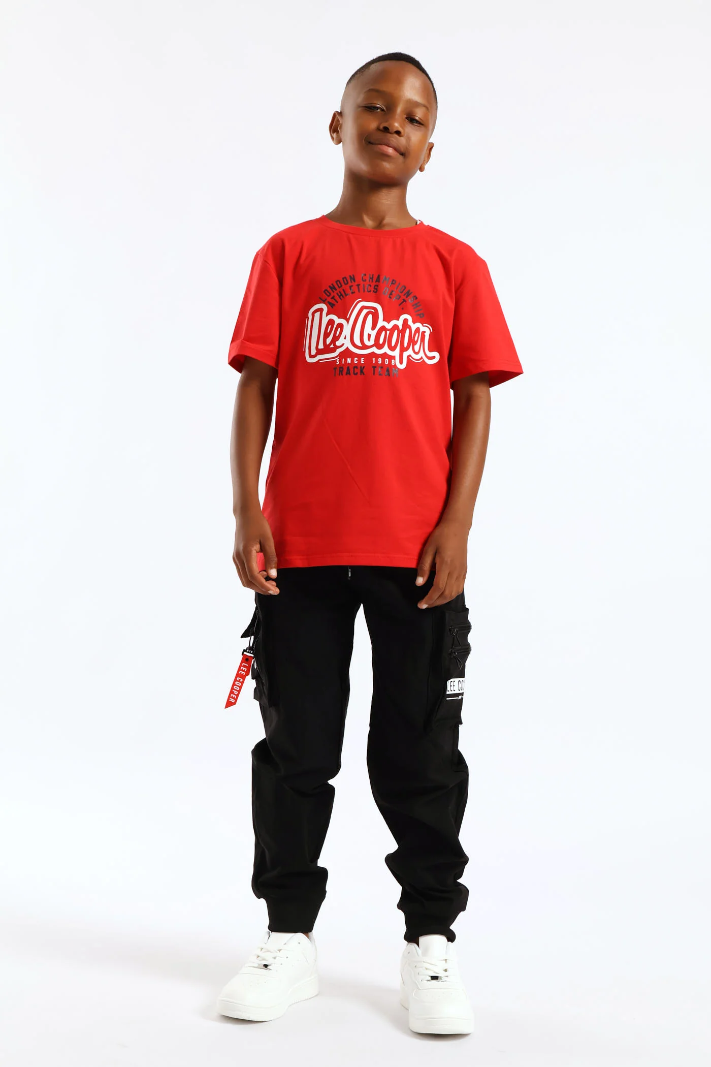 Boys Luke T-Shirt - Red - Image 5