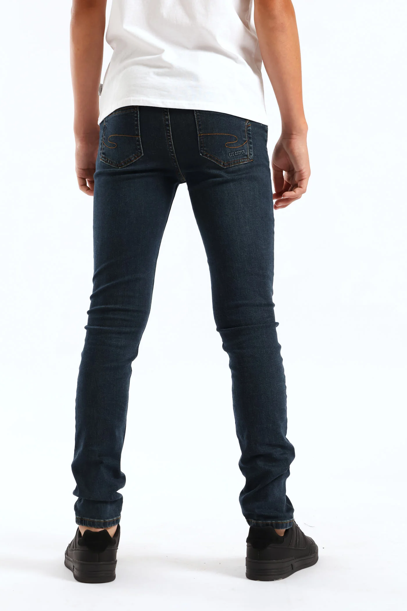 Boys Mid Wash Skinny Jeans - Blue - Image 2