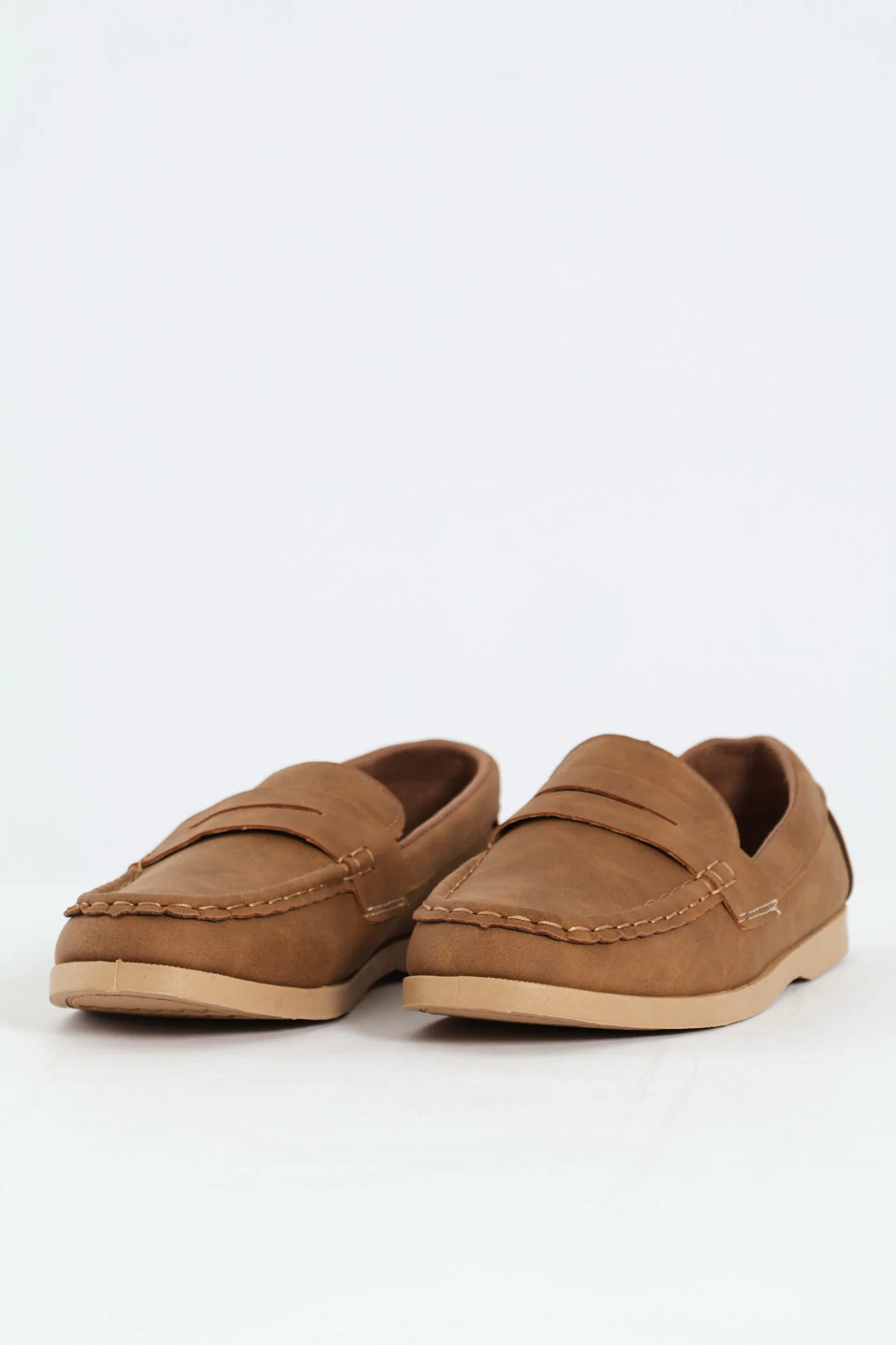 Boys Moccasin Slip On - Brown - Image 3