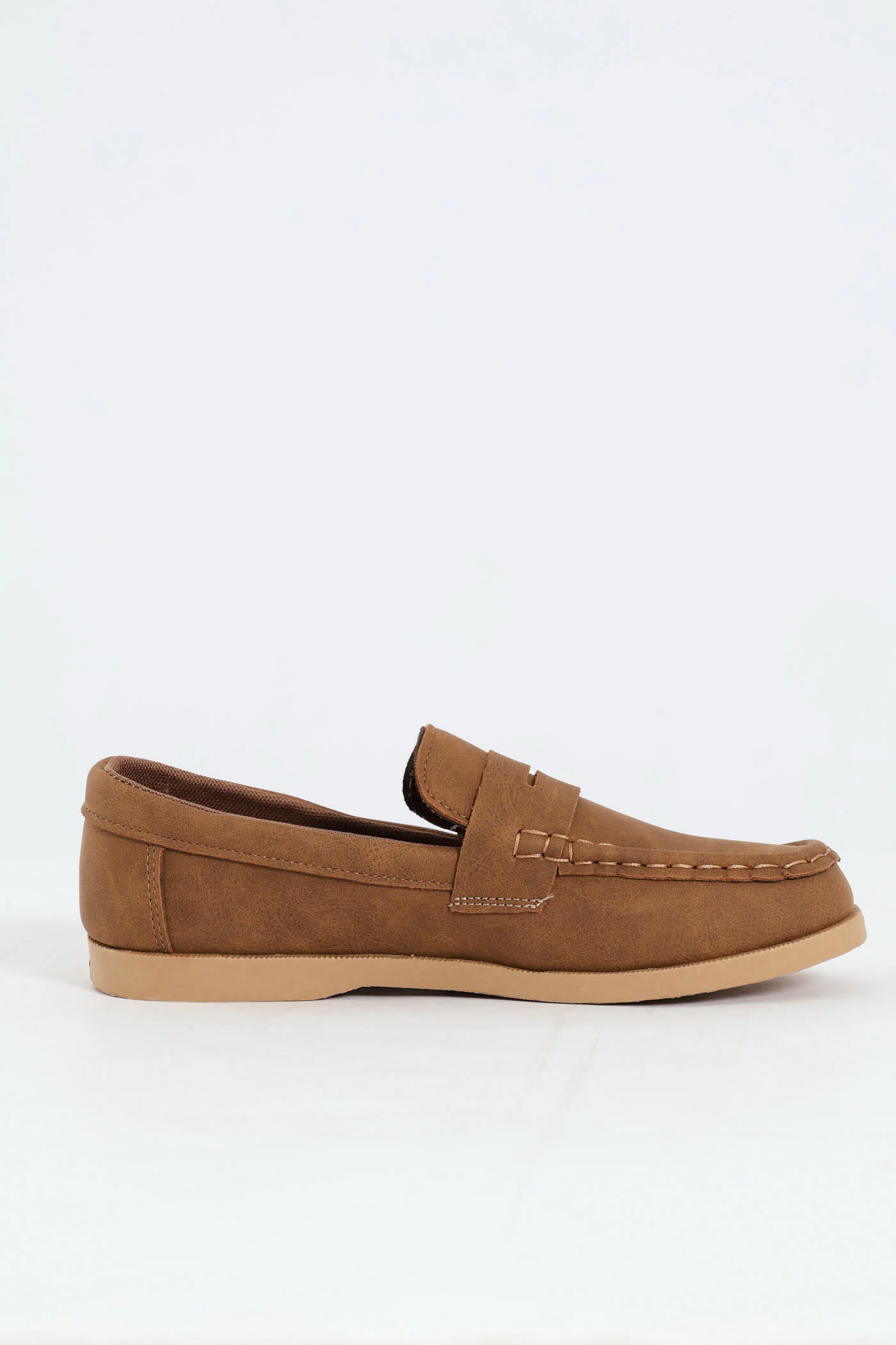 Boys Moccasin Slip On - Brown - Image 4