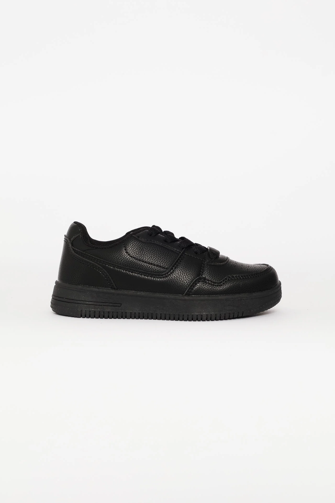 Boys Mono Court Sneaker - Black - Image 4